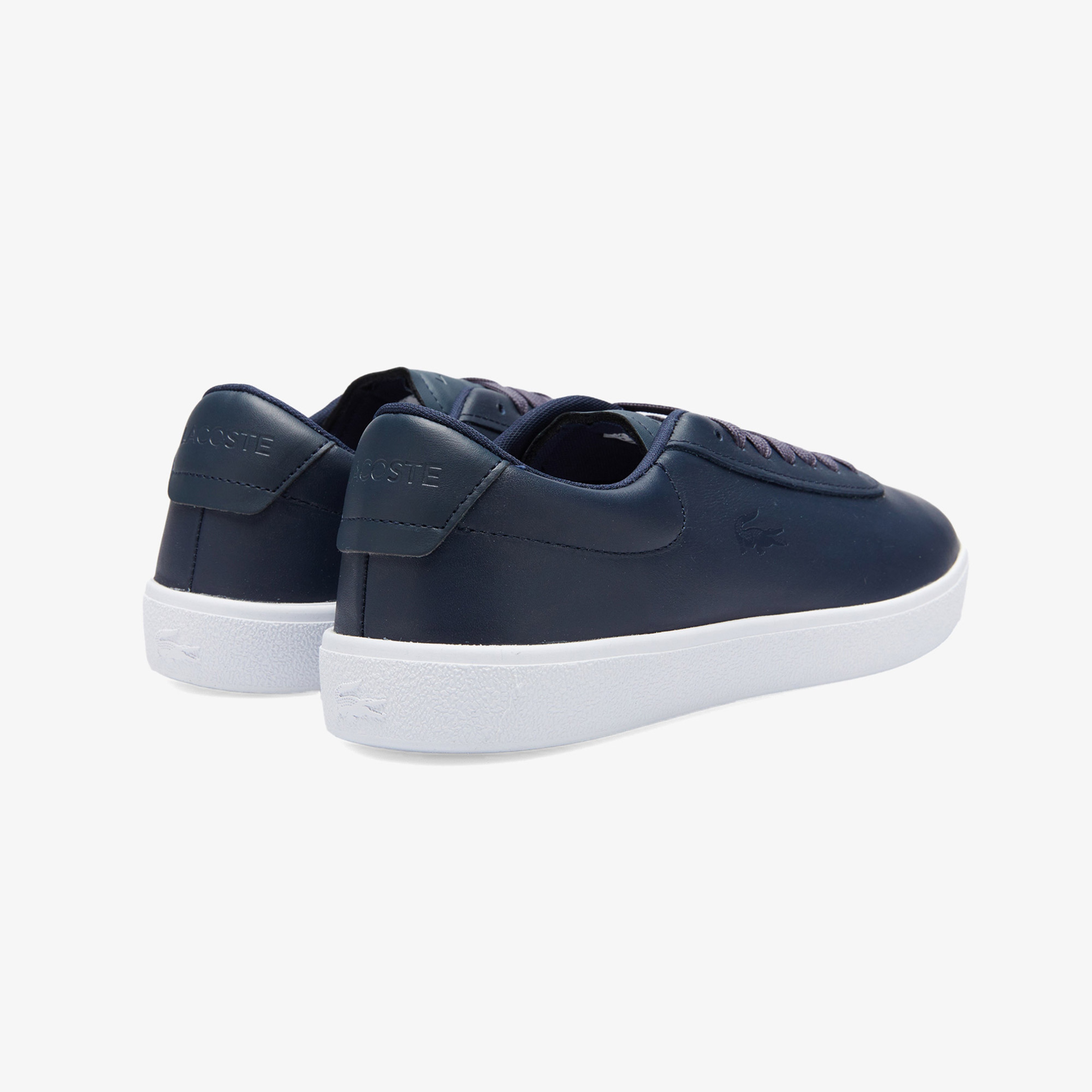 Lacoste Baseshot Evo Leather Erkek Lacivert Sneaker