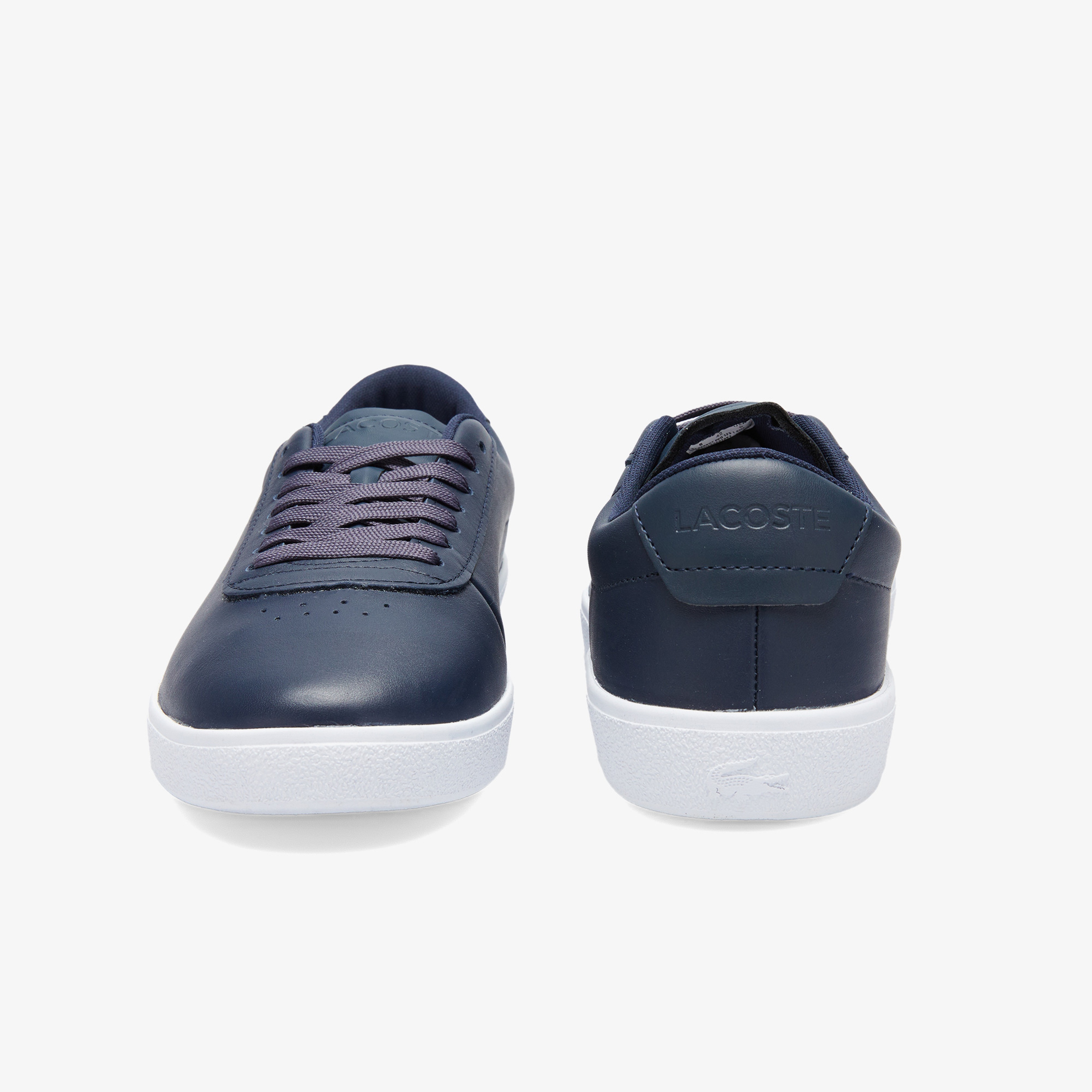 Lacoste Baseshot Evo Leather Erkek Lacivert Sneaker