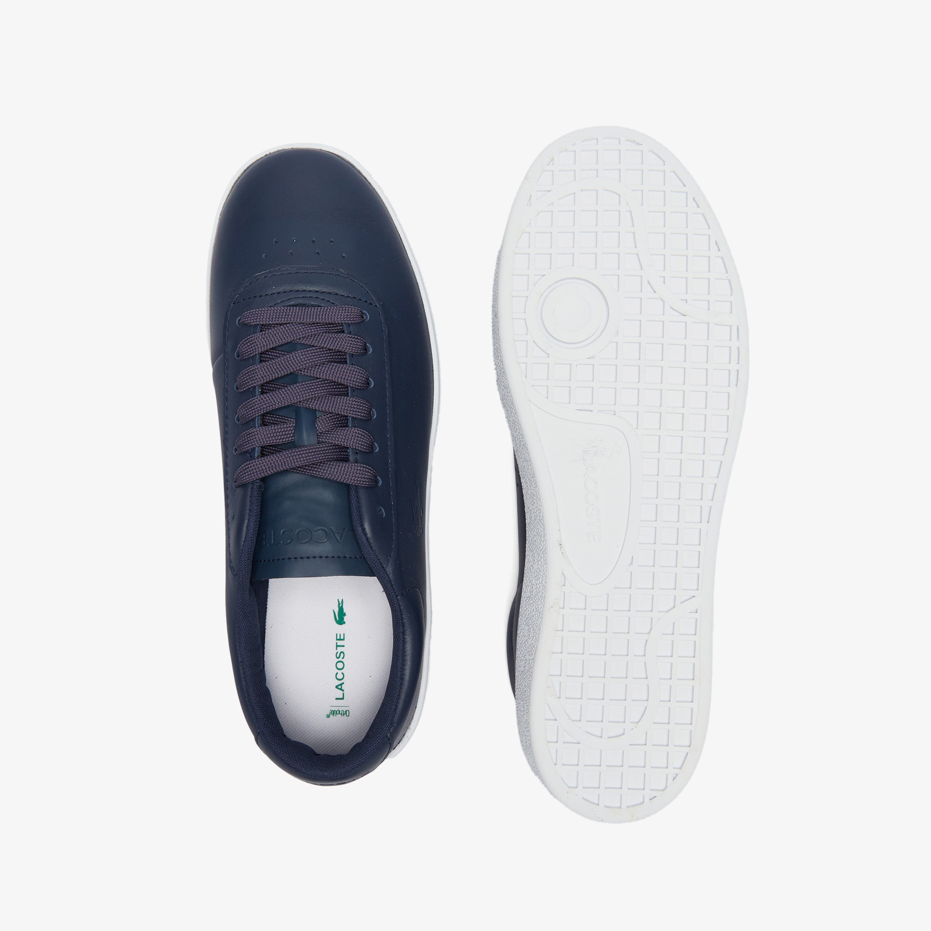 Lacoste Baseshot Evo Leather Erkek Lacivert Sneaker
