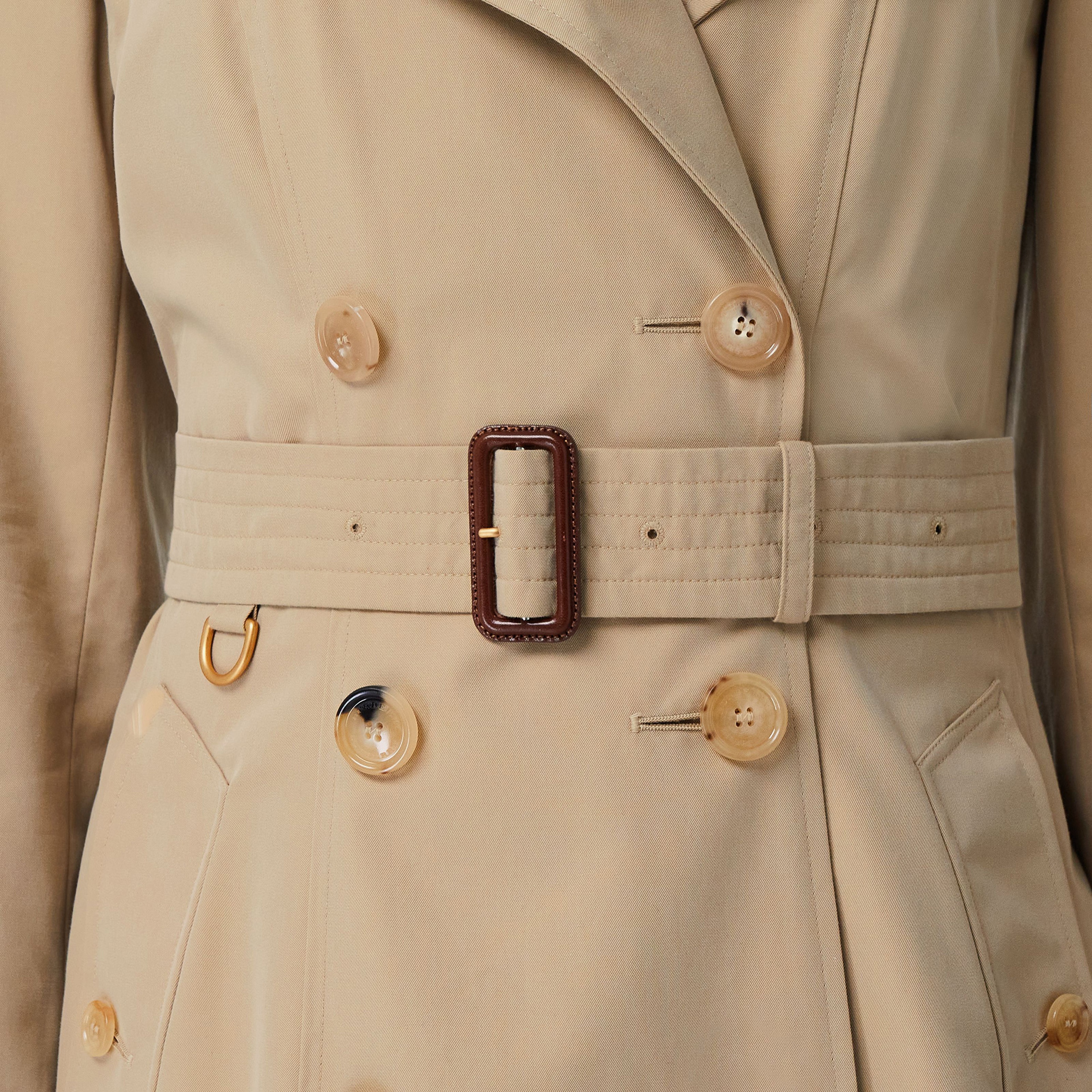 Burberry The Mid-Length Chelsea Heritage Kadın Bej Trençkot