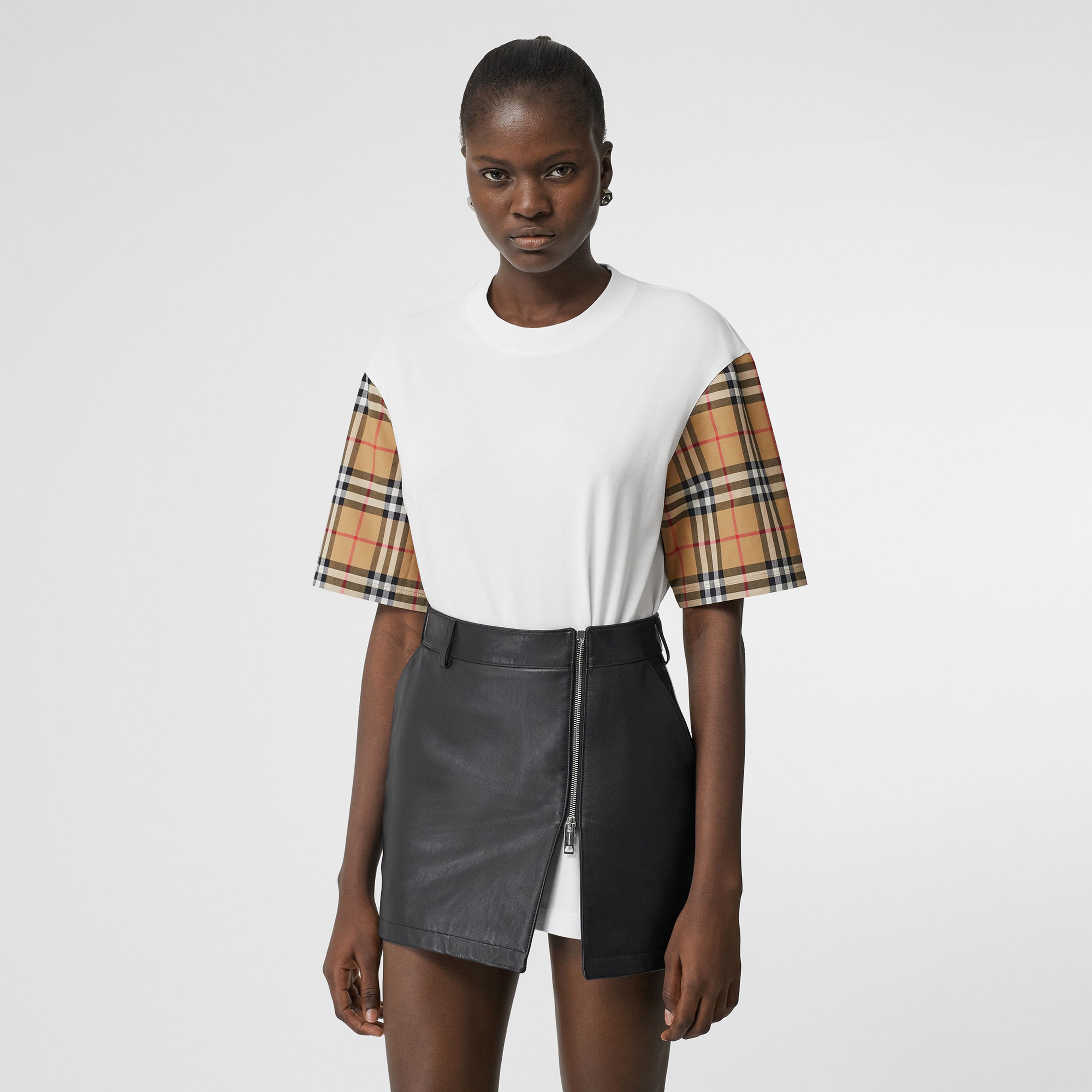 Burberry Kadın Beyaz T-Shirt