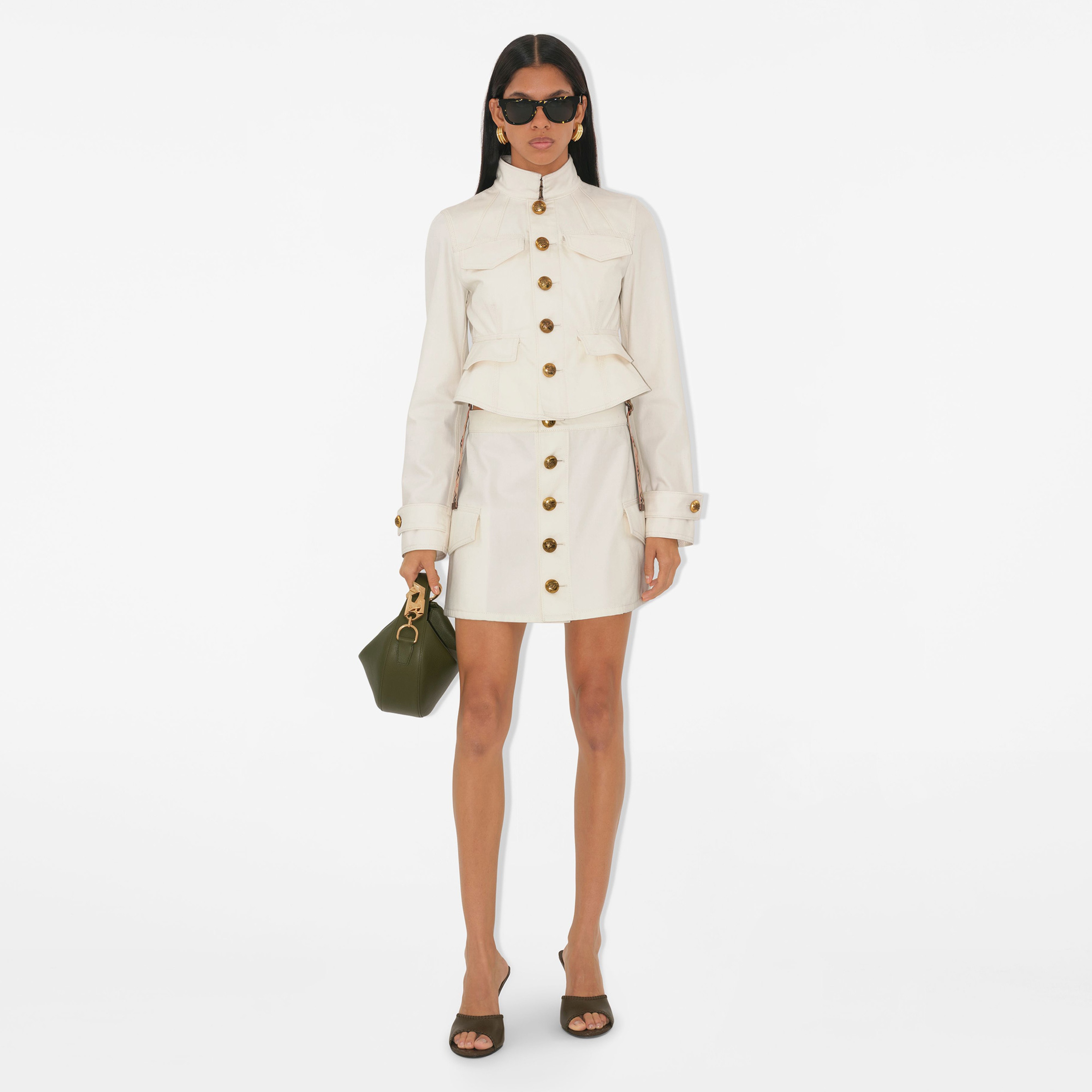 Burberry Kadın Beyaz Ceket