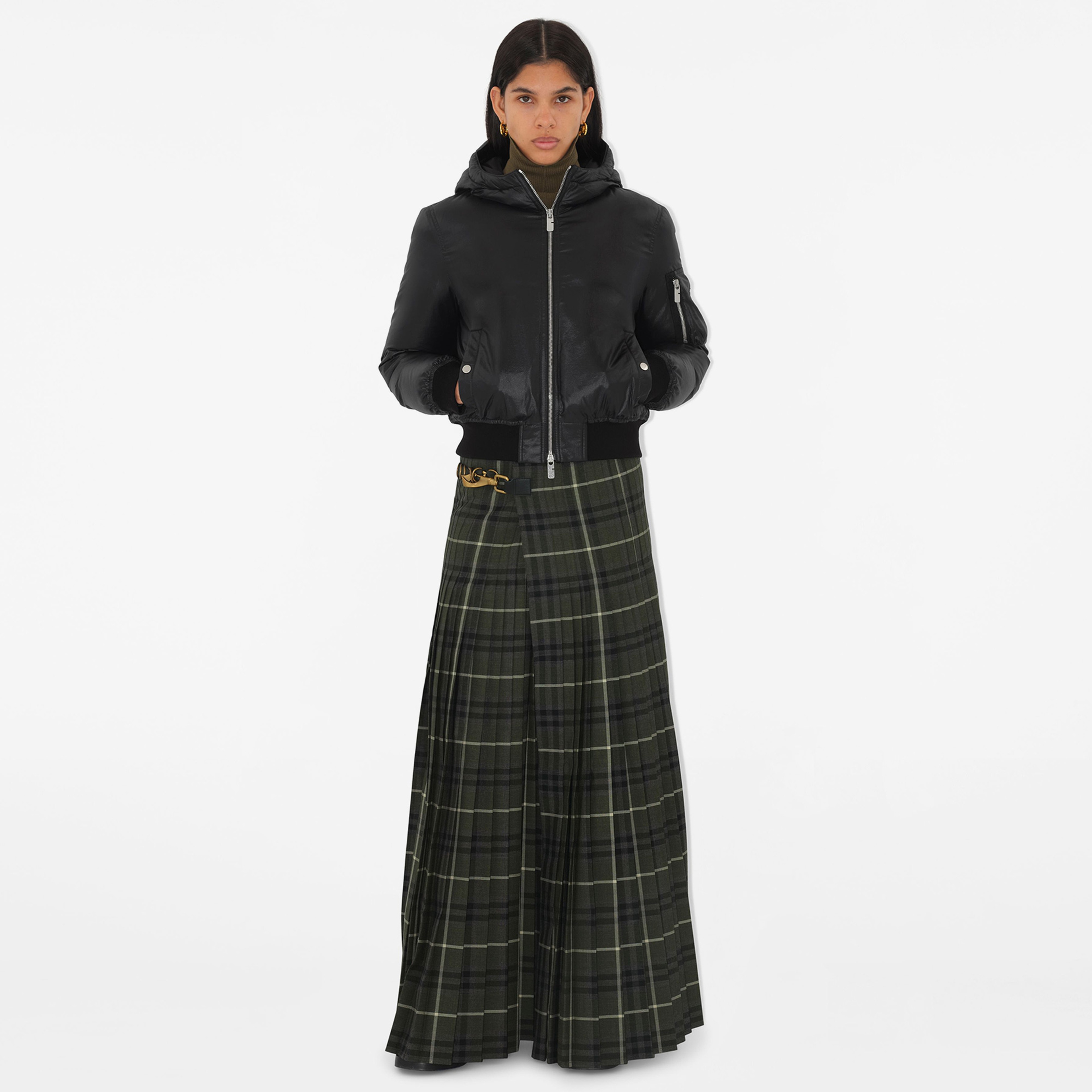 Burberry Kadın Siyah Mont