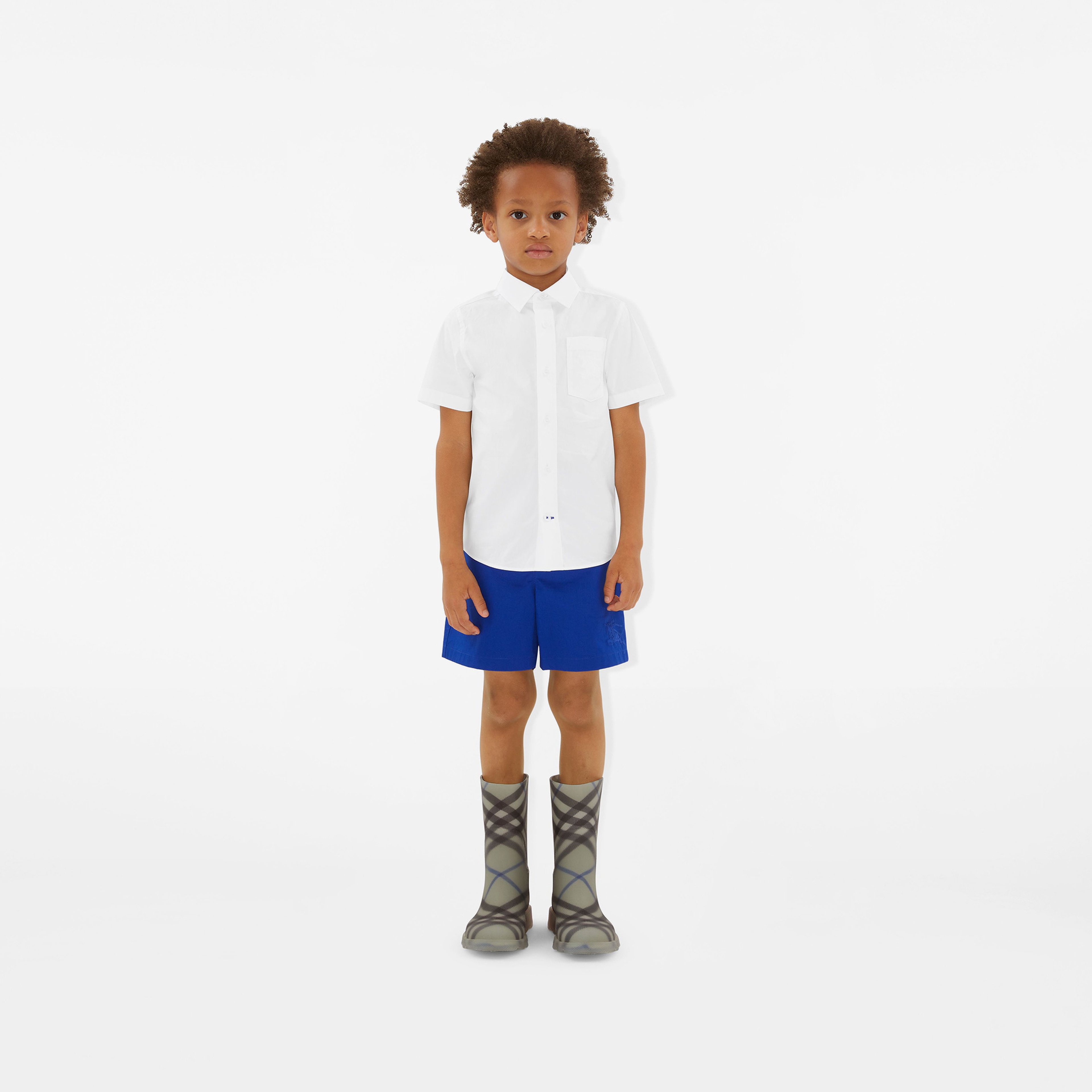 Burberry Çocuk Beyaz Gömlek