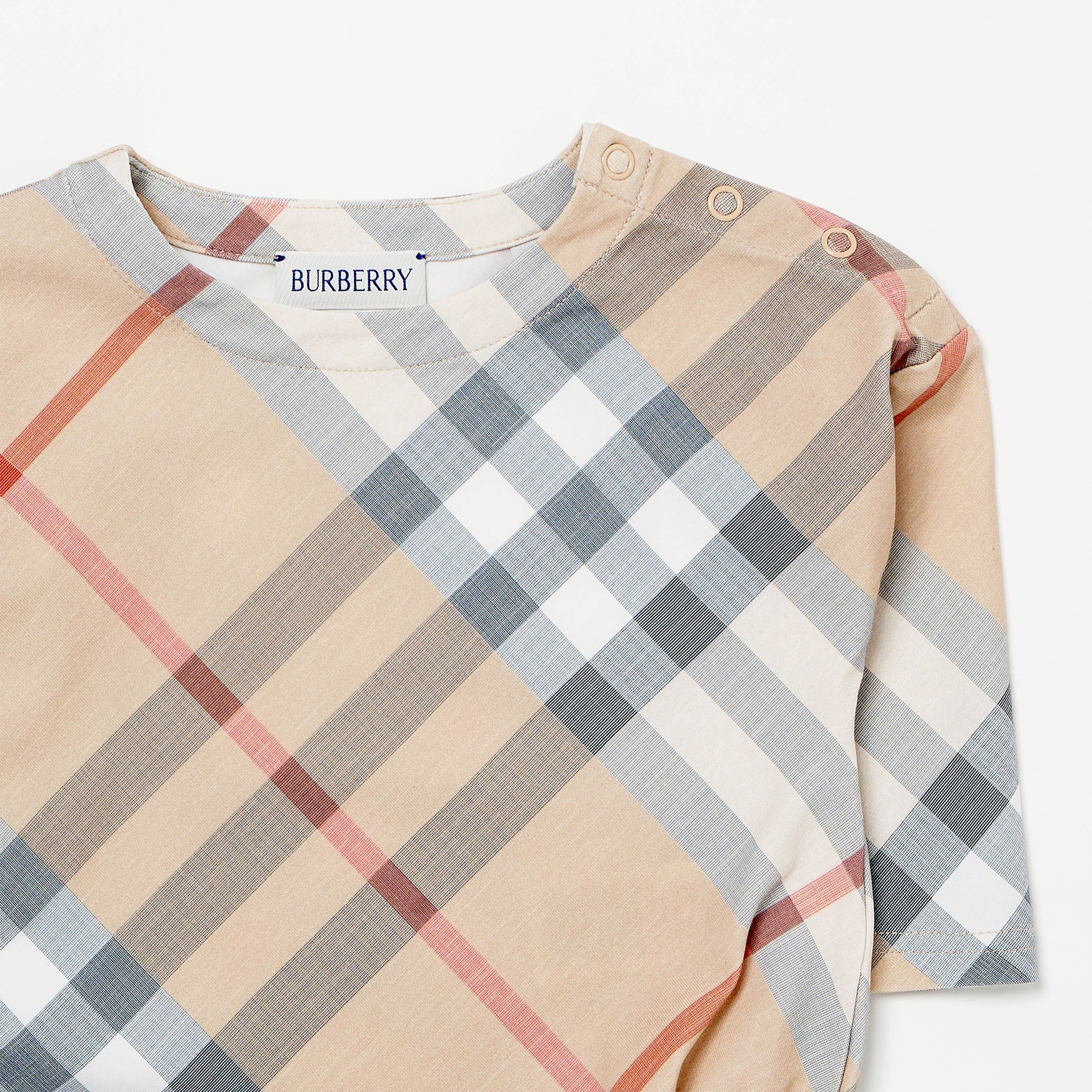 Burberry Çocuk Bej Bebek Seti