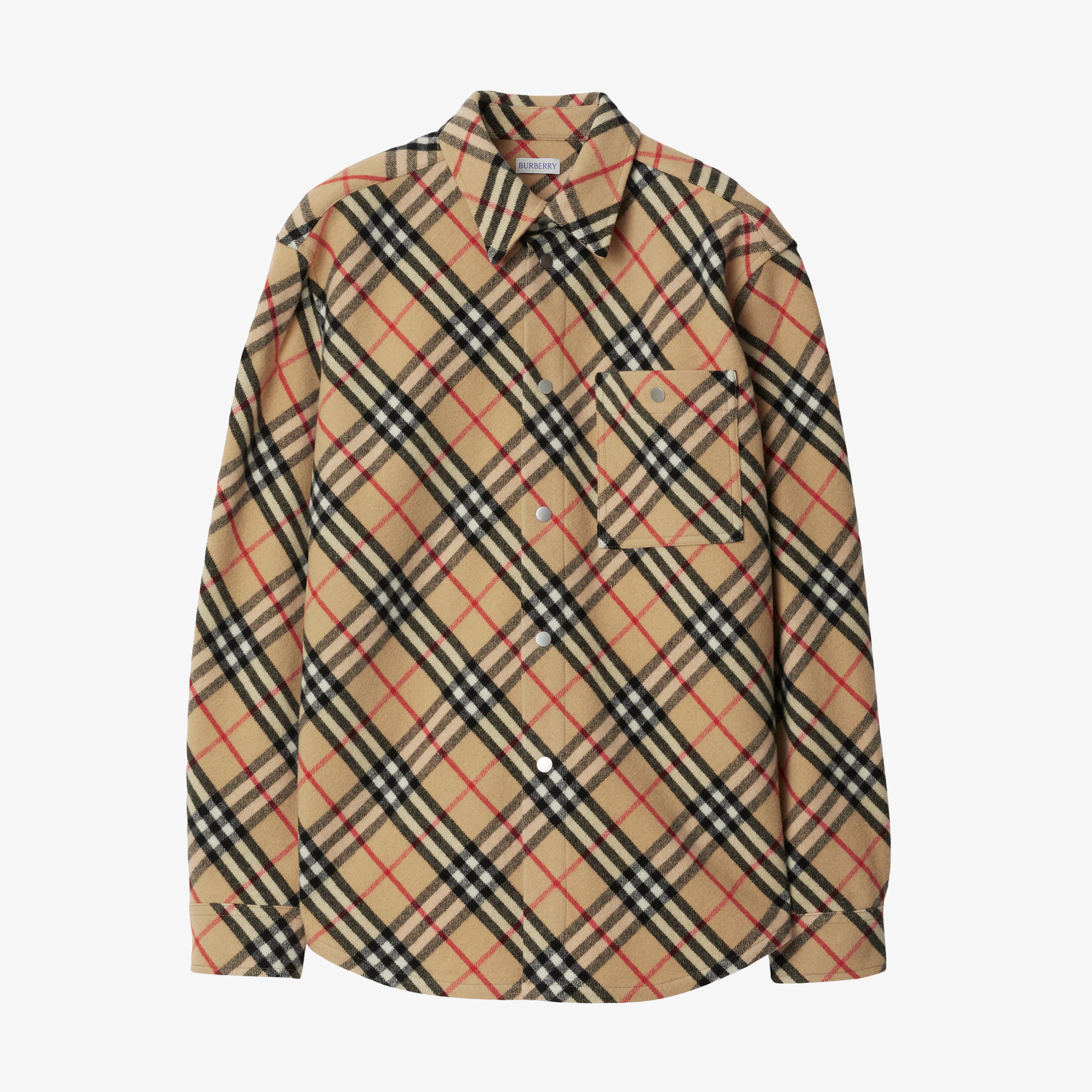 Burberry Erkek Bej Gömlek