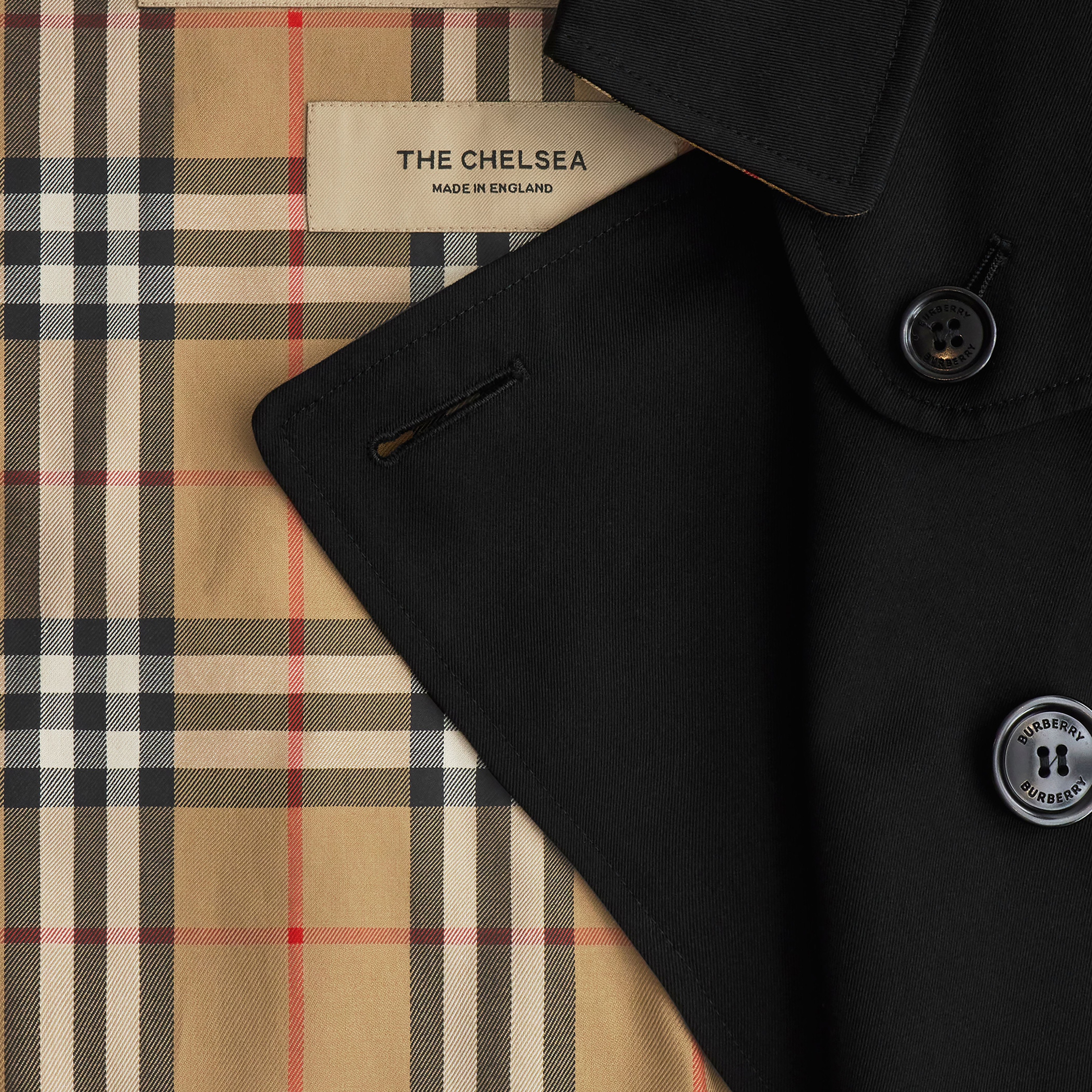 Burberry Kadın Siyah Mont