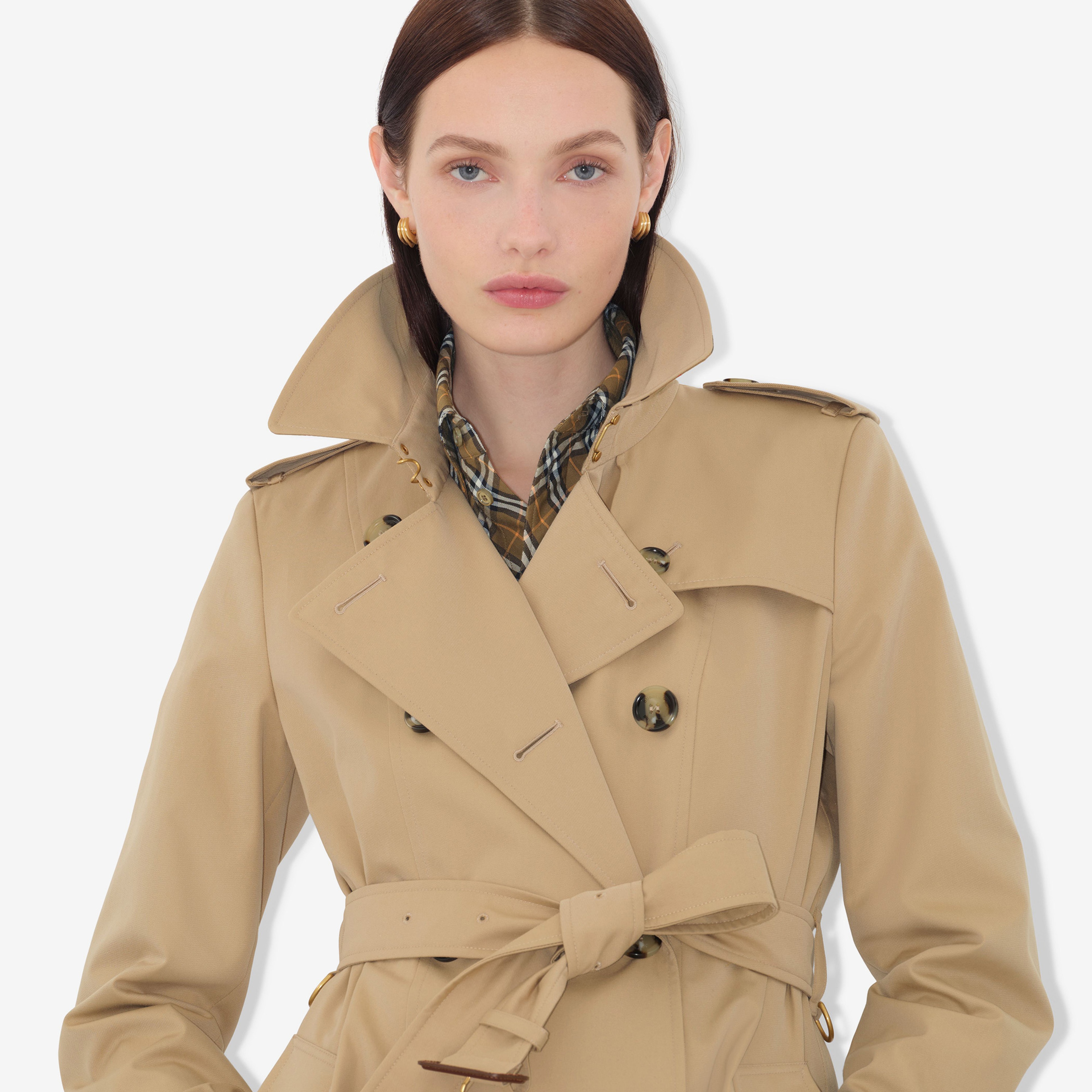 Burberry Kadın Sarı Mont