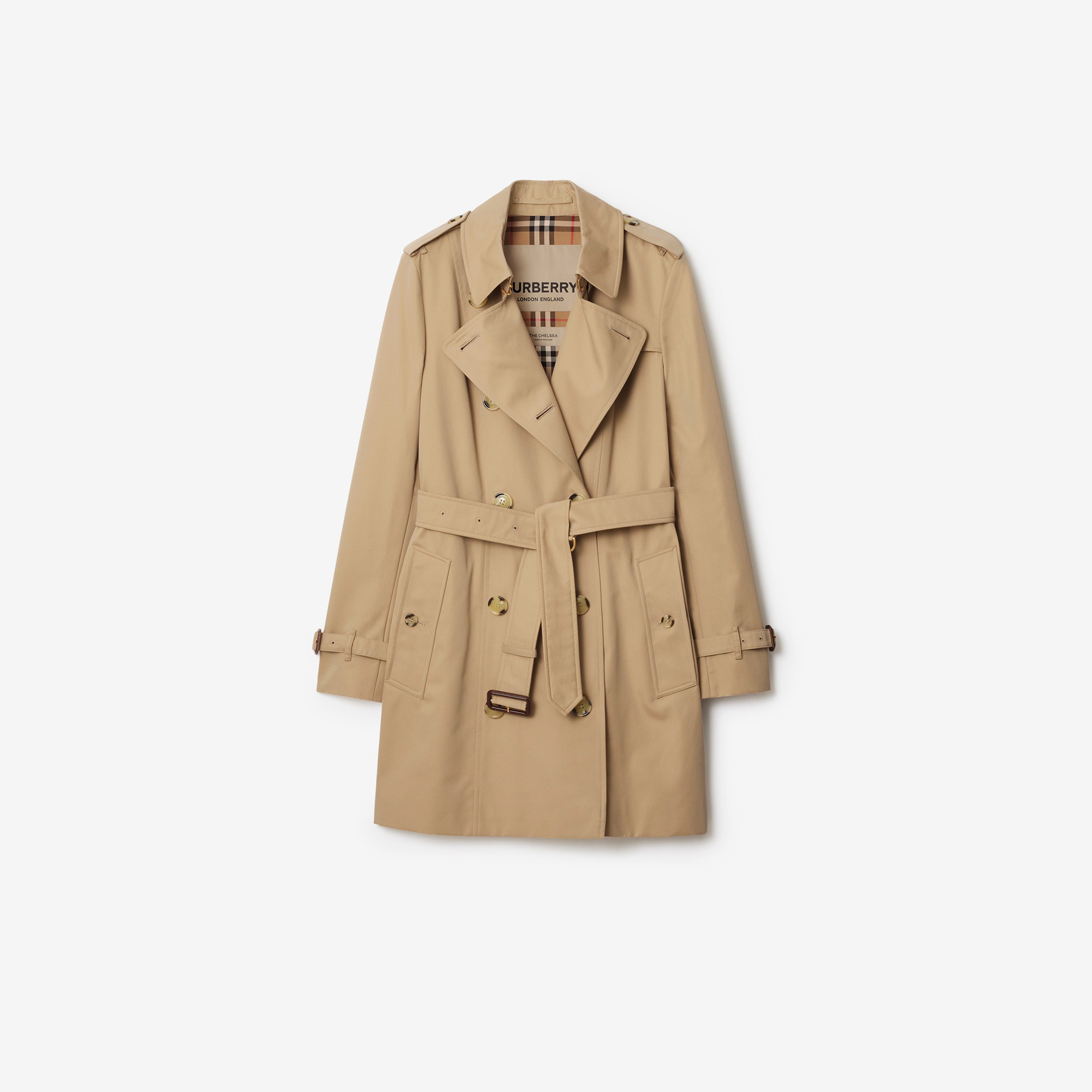 Burberry Kadın Sarı Mont
