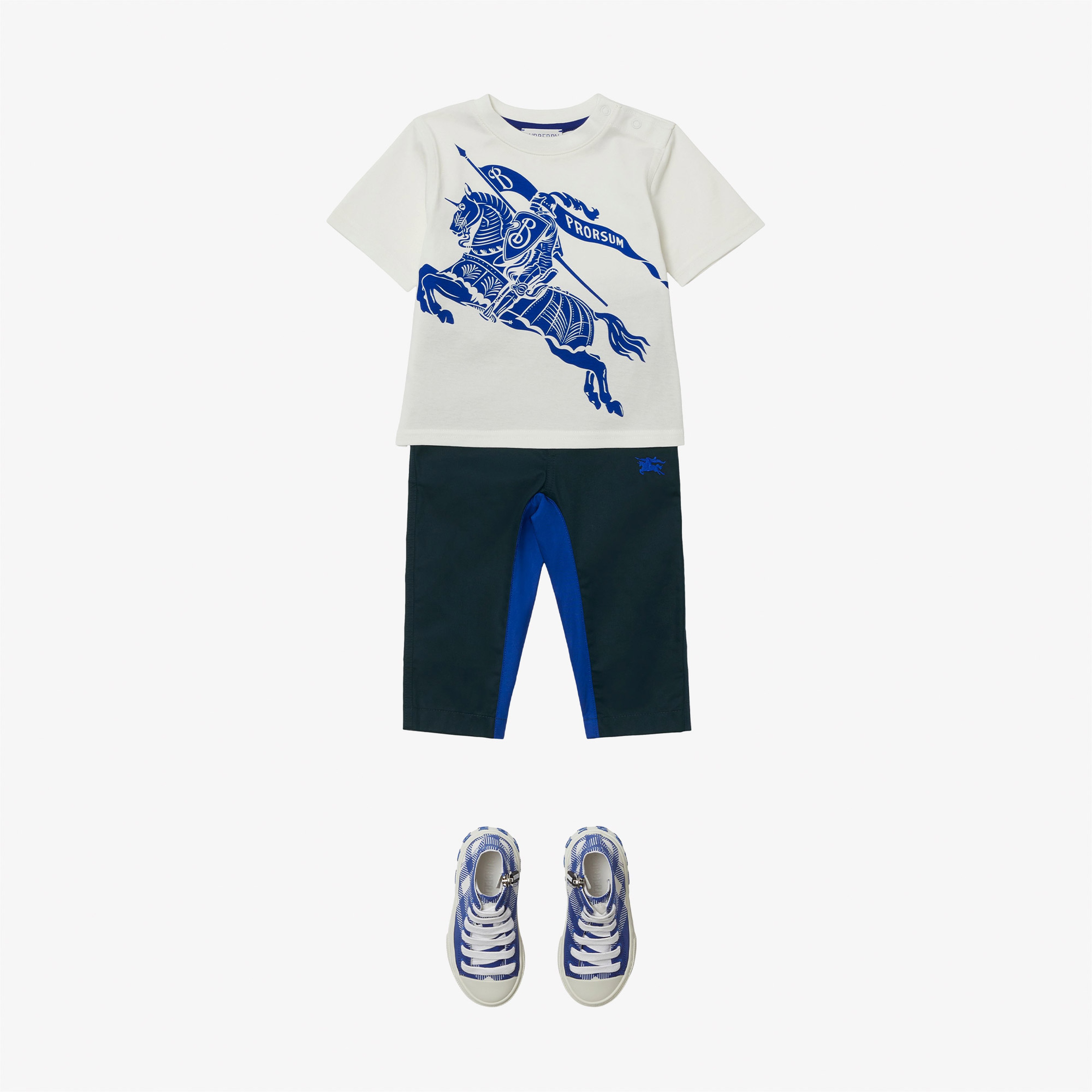 Burberry Çocuk Gri T-Shirt