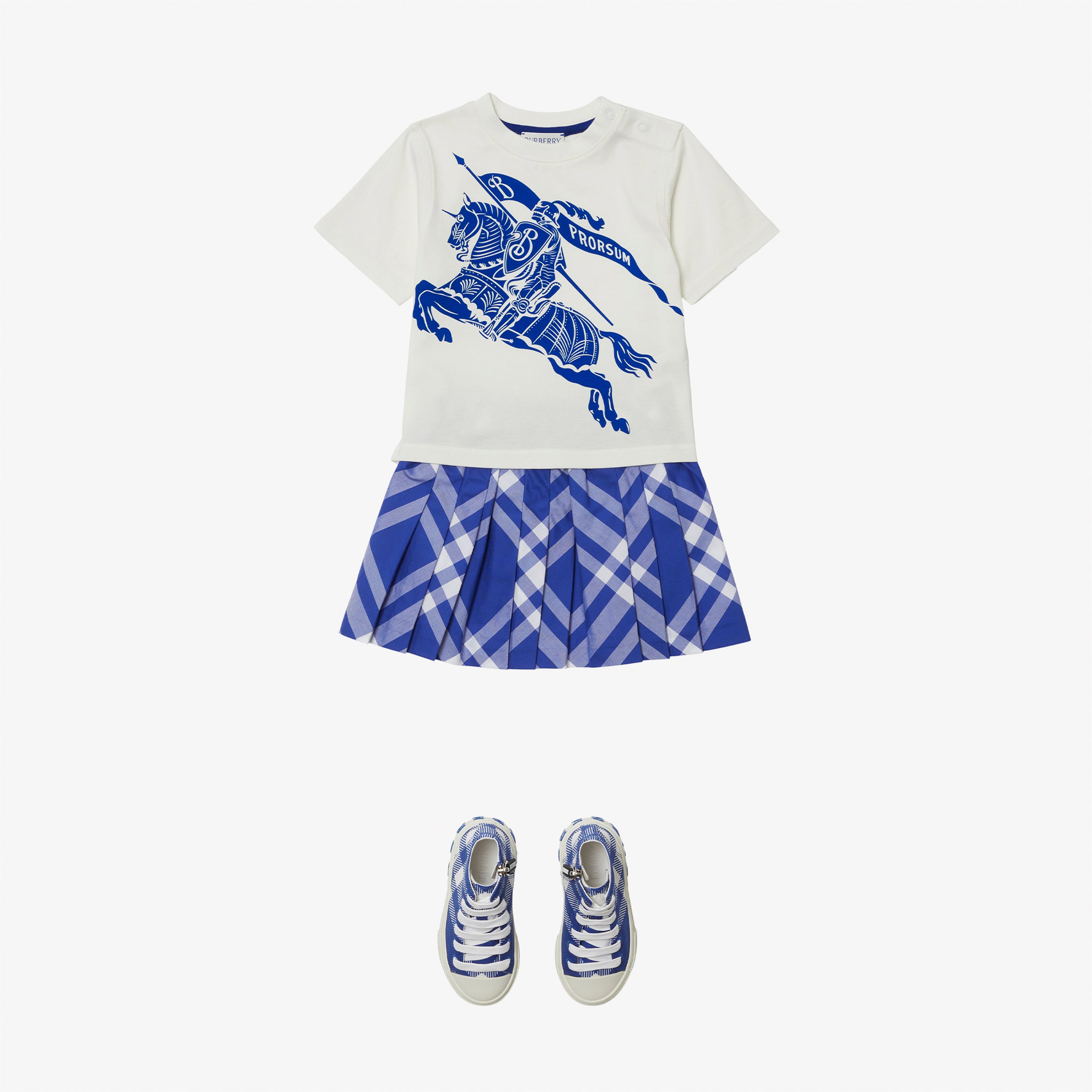 Burberry Çocuk Gri T-Shirt