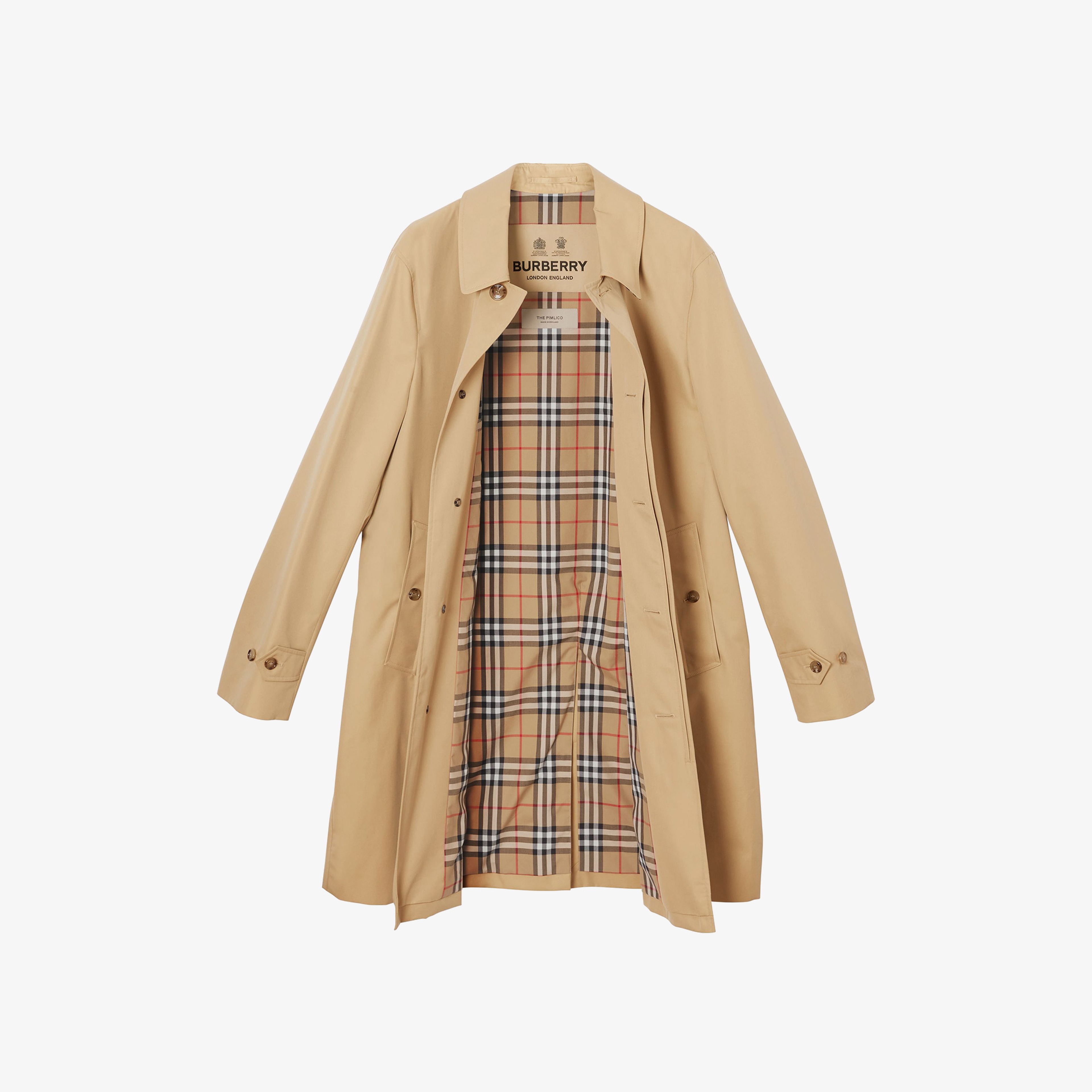 Burberry Erkek Sarı Mont