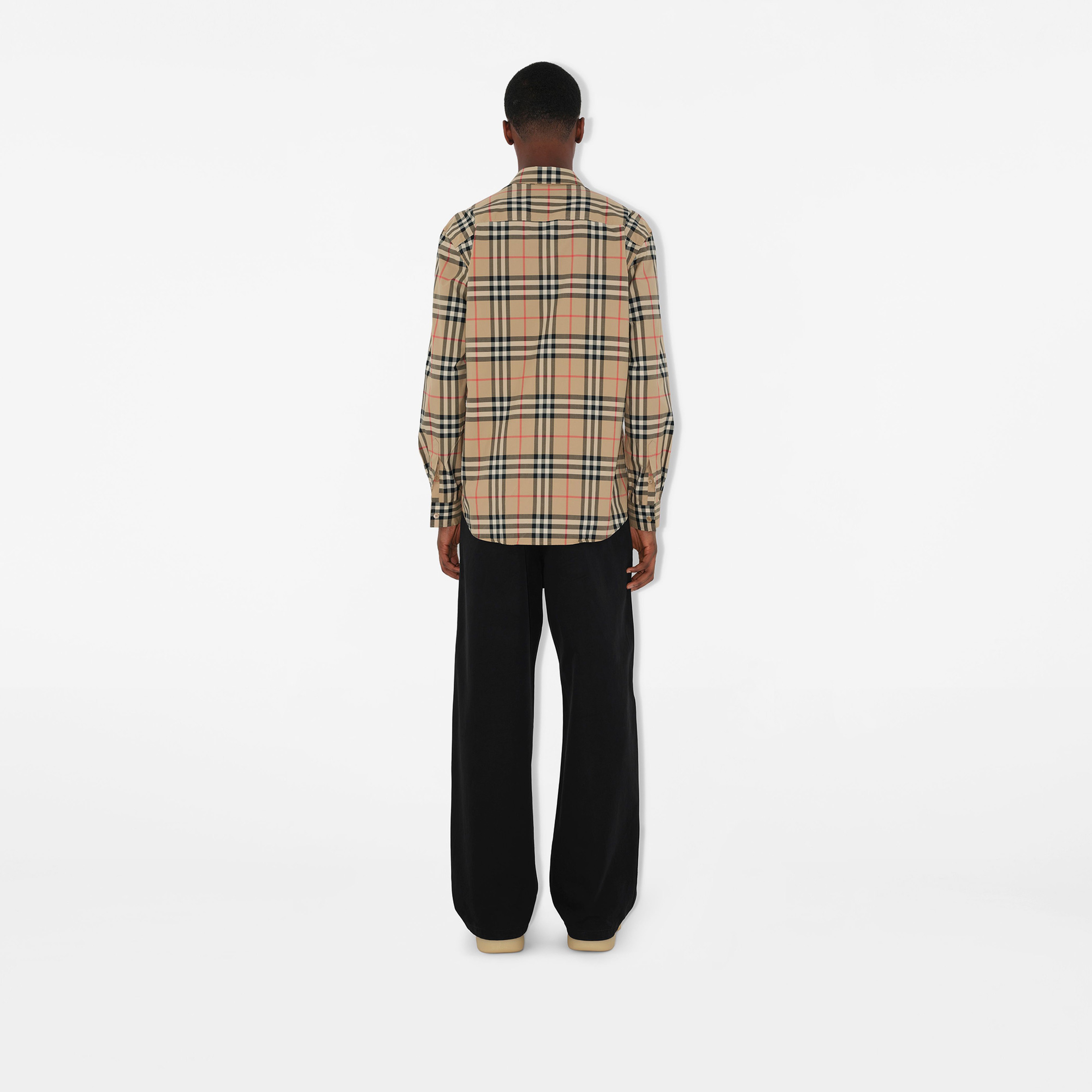 Burberry Erkek Bej Gömlek