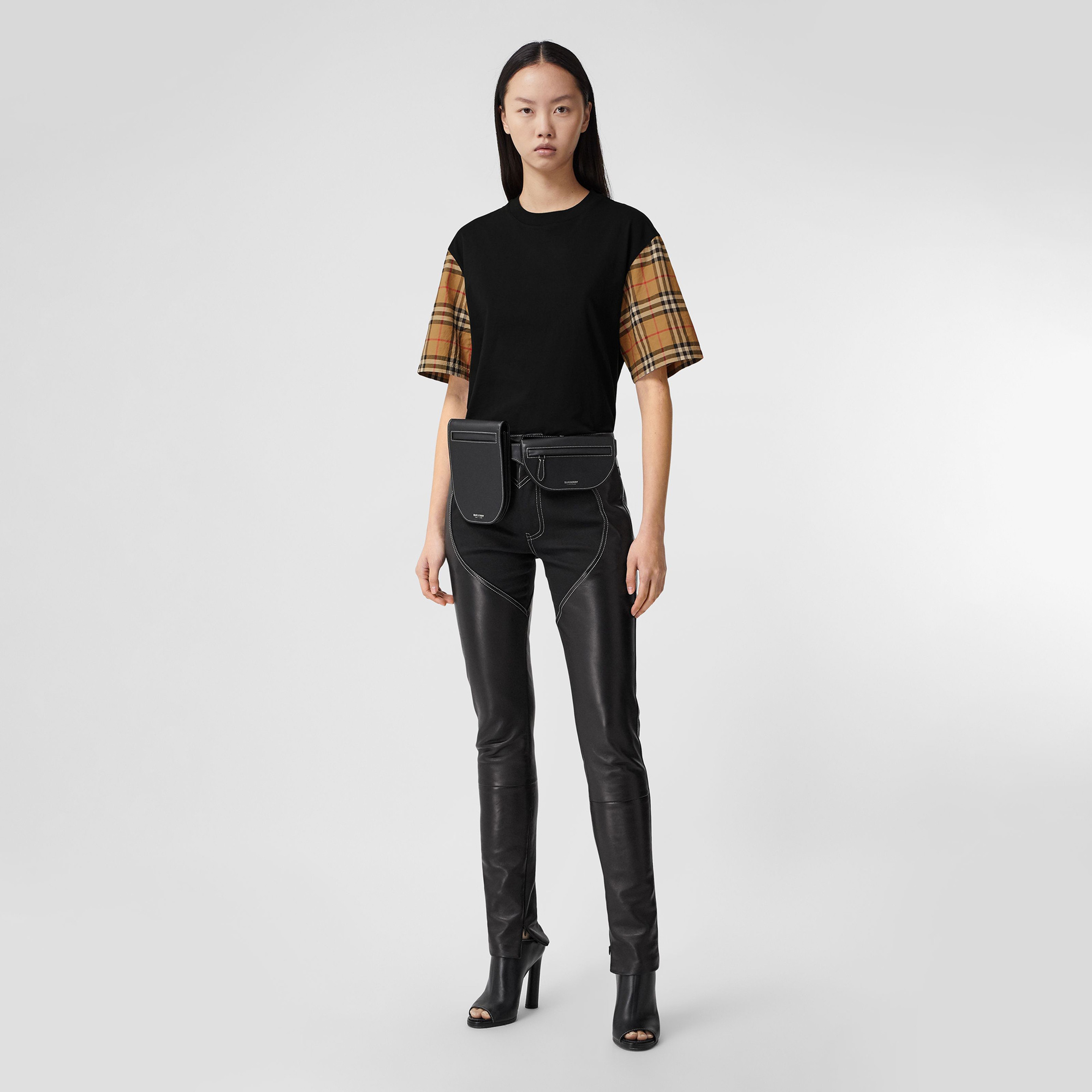 Burberry Kadın Siyah T-Shirt