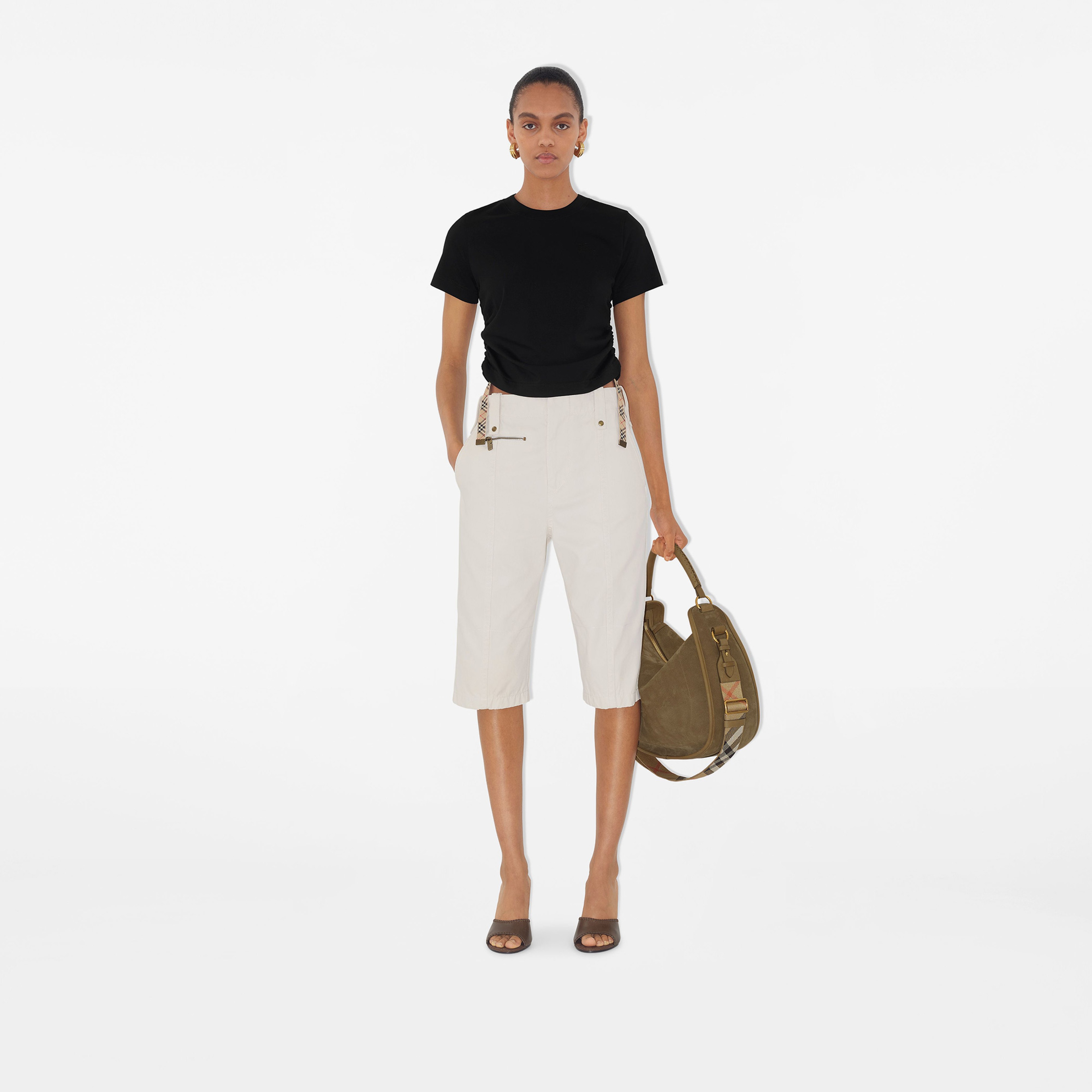 Burberry Kadın Siyah T-Shirt