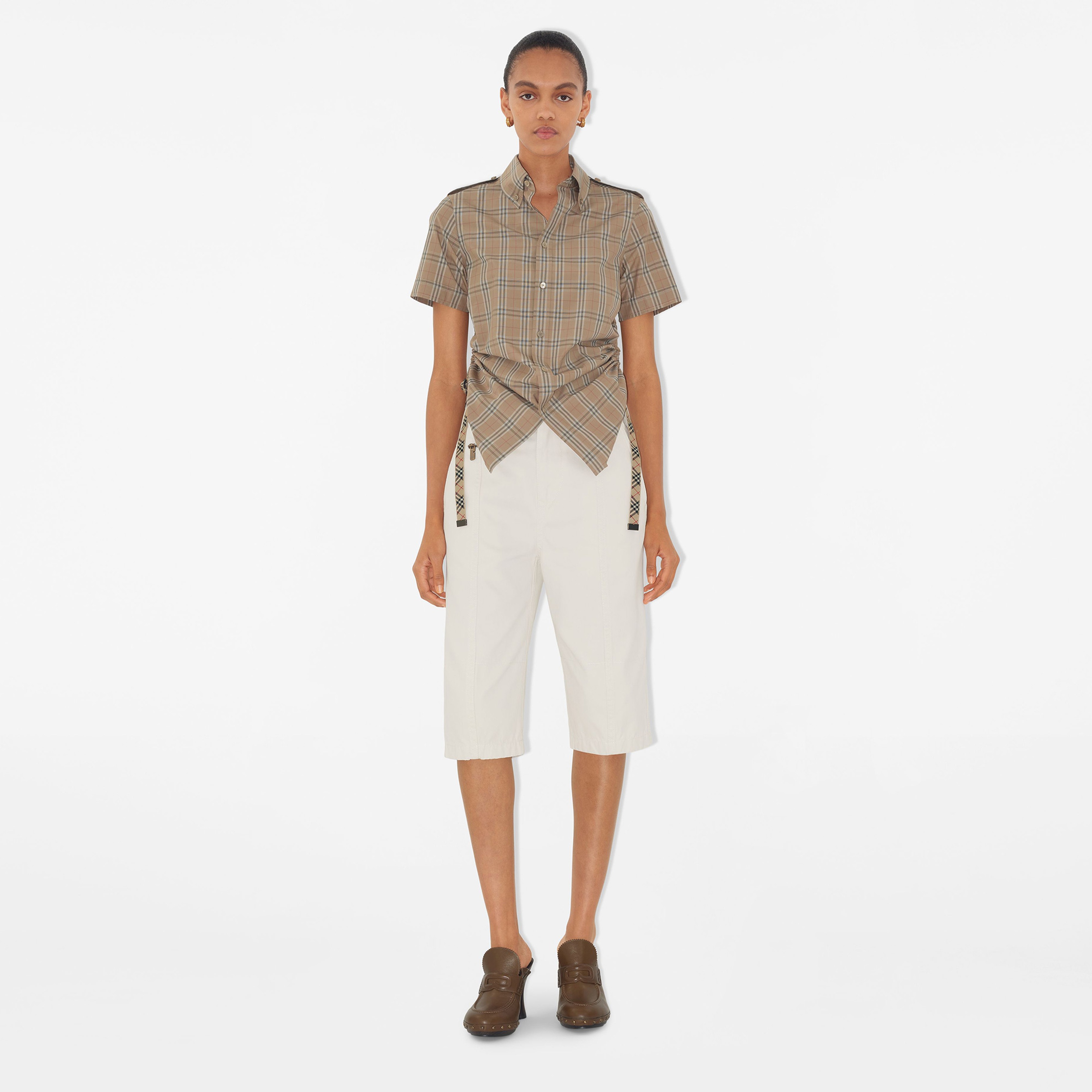 Burberry Kadın Kahverengi Gömlek