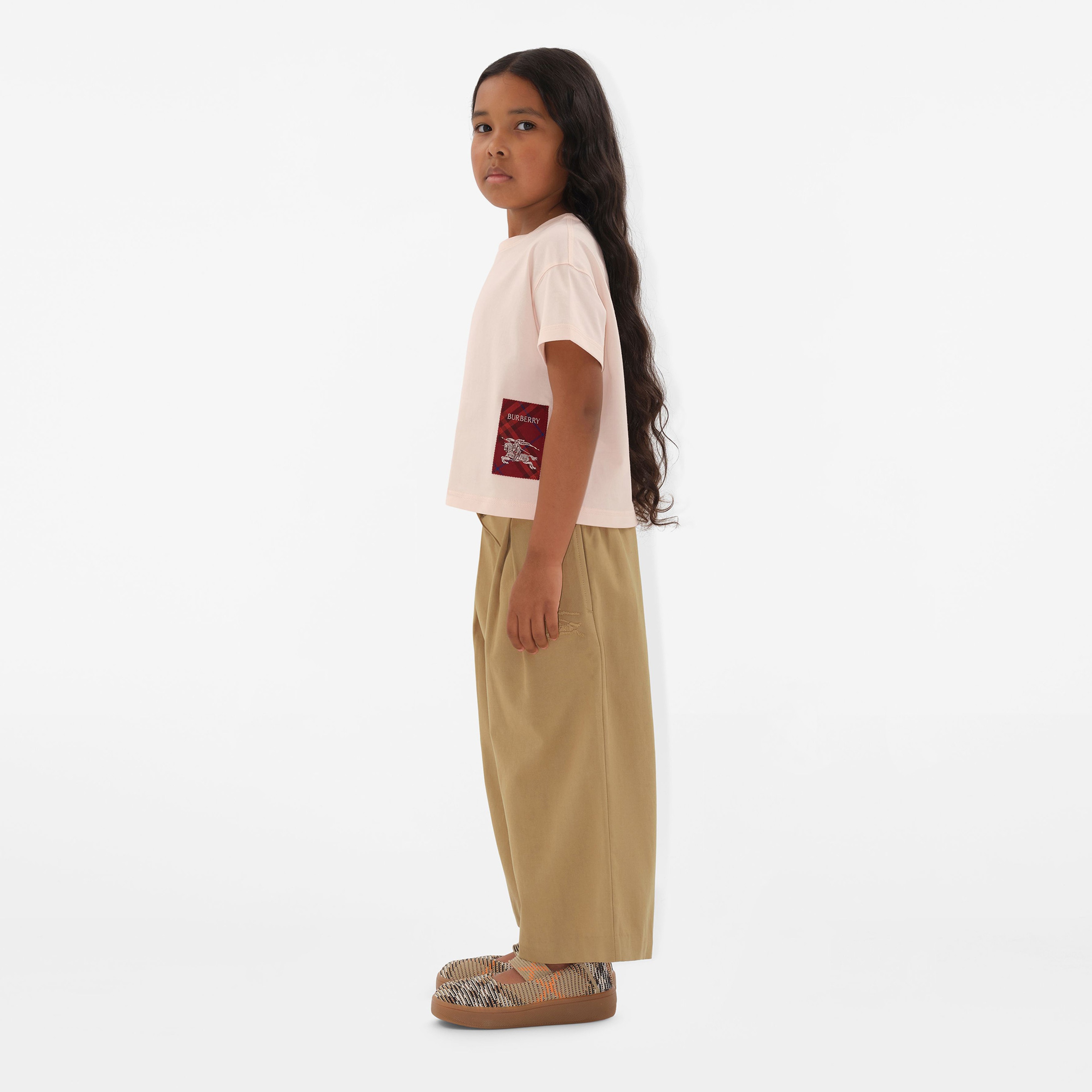 Burberry Çocuk Pembe T-Shirt
