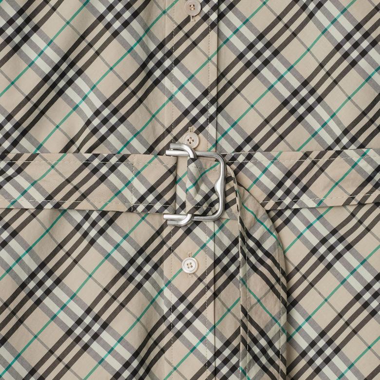 Burberry Kadın Kahverengi Elbise