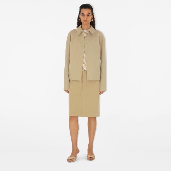 Burberry Kadın Bej Mont