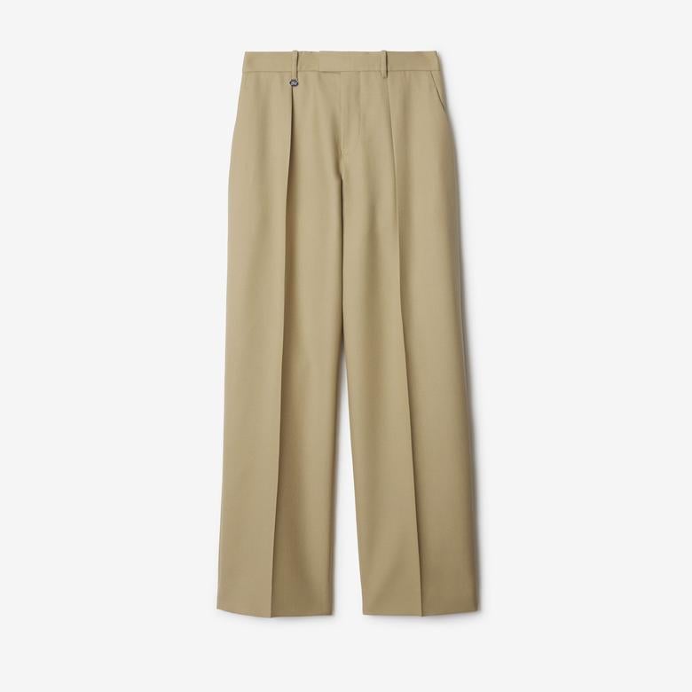 Burberry Kadın Bej Pantolon