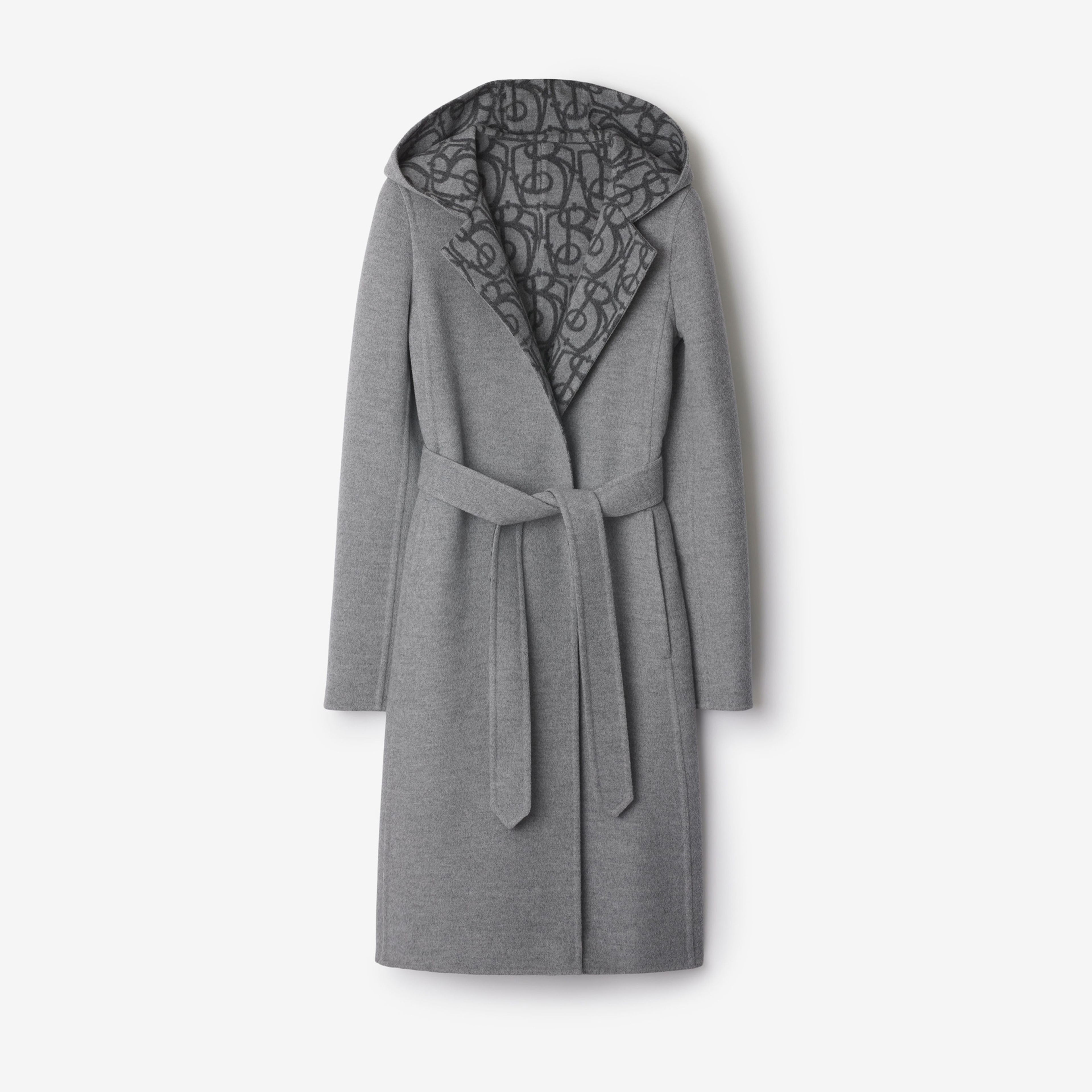 Burberry Kadın Gri Kaban