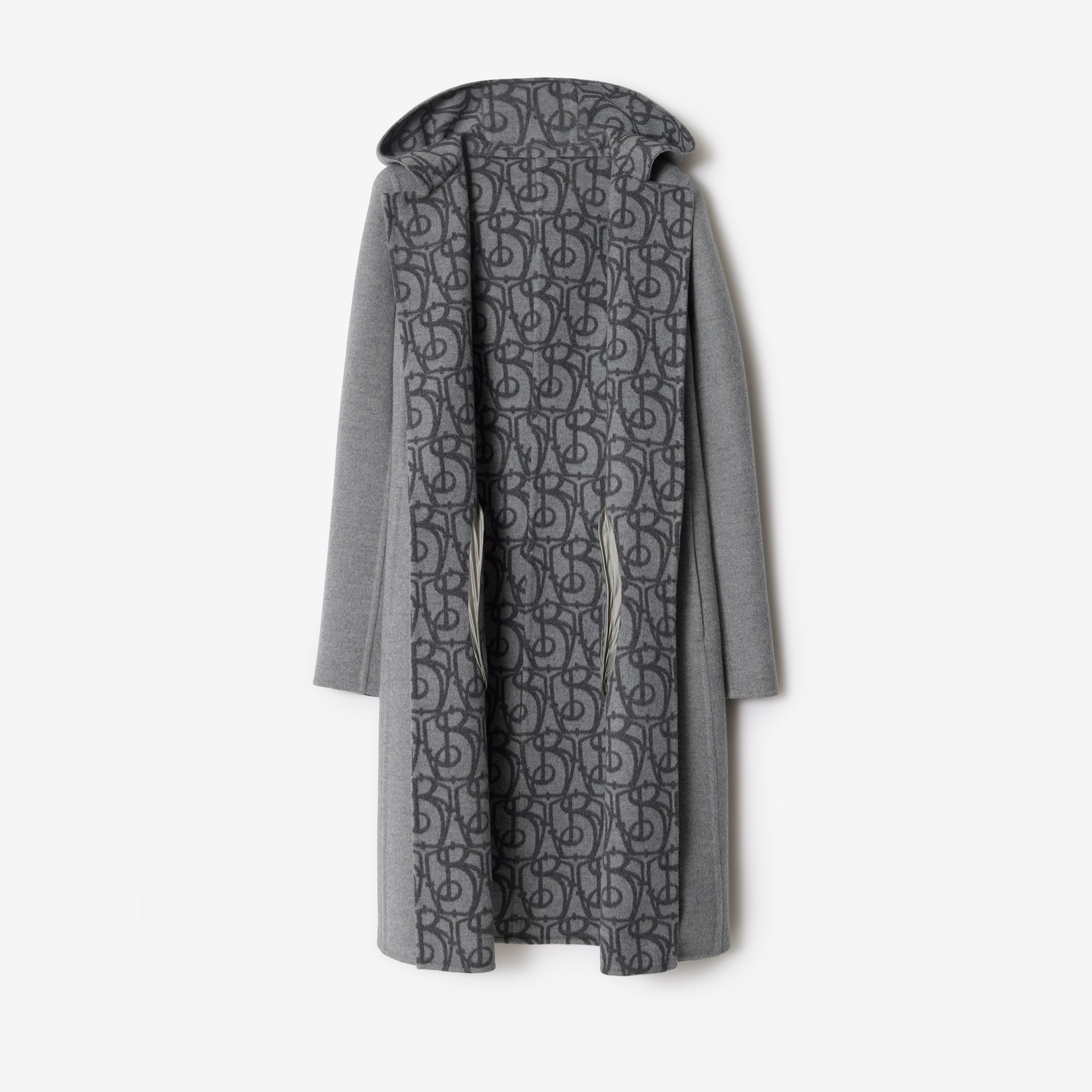 Burberry Kadın Gri Kaban