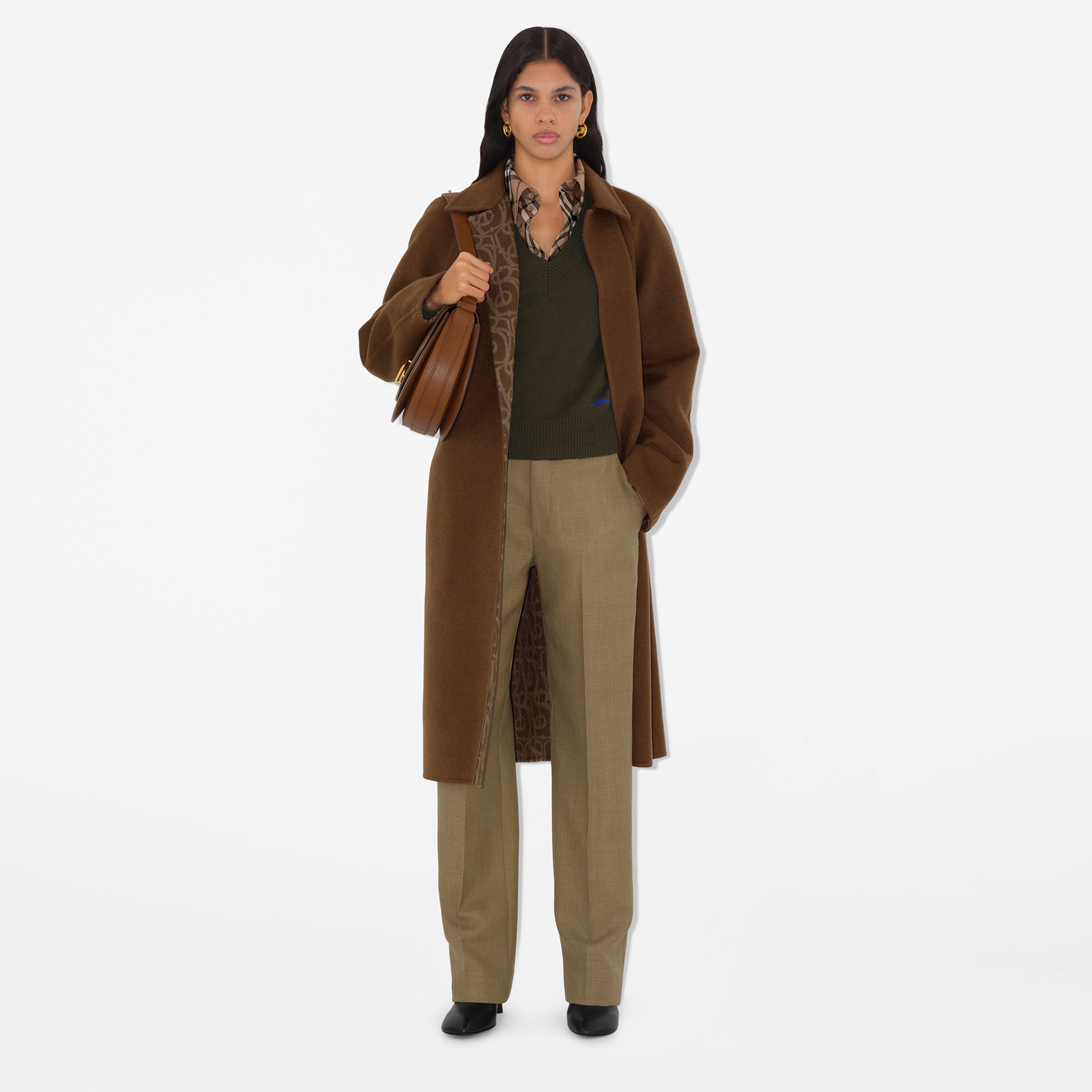 Burberry Kadın Bej Kaban