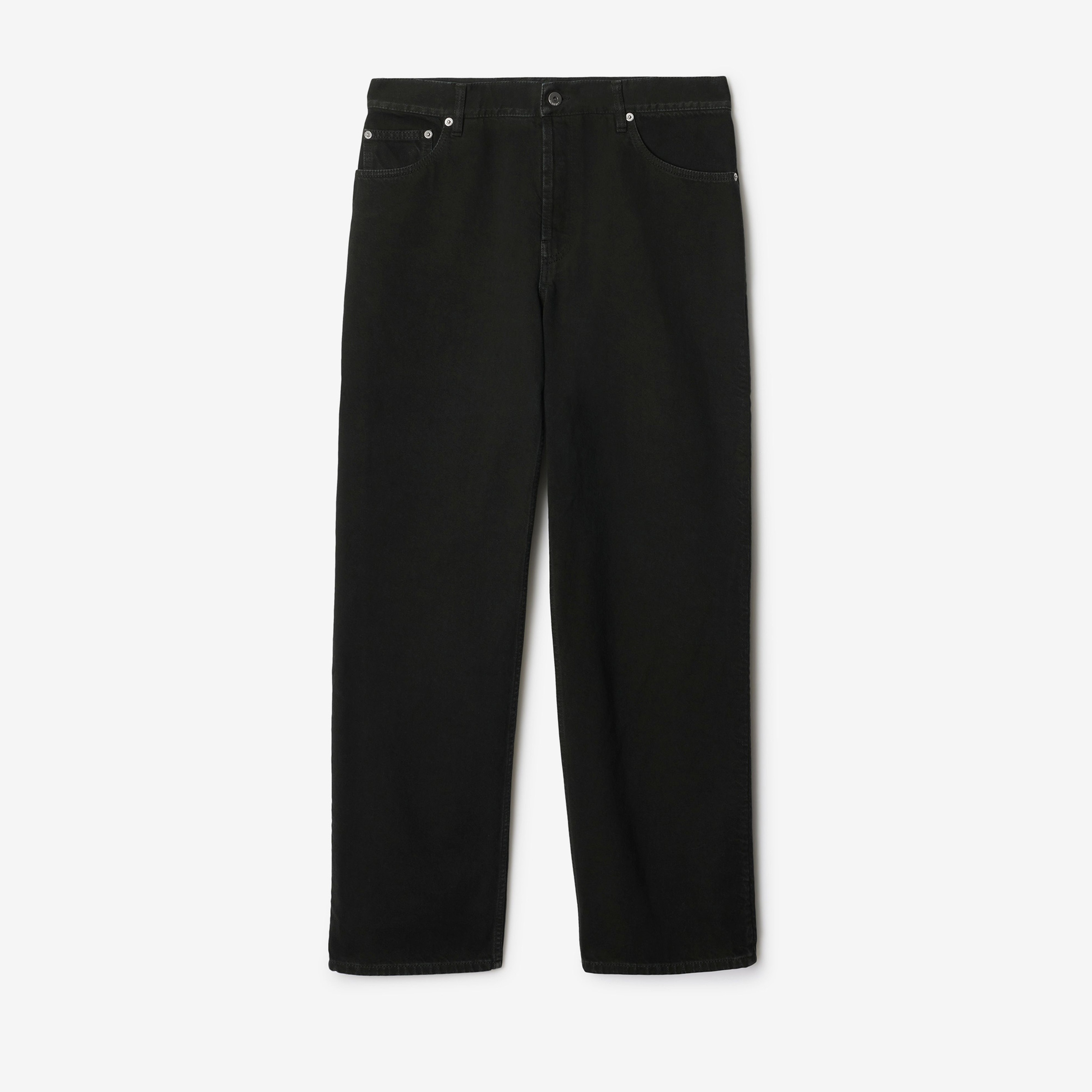 Burberry Erkek Siyah Pantolon