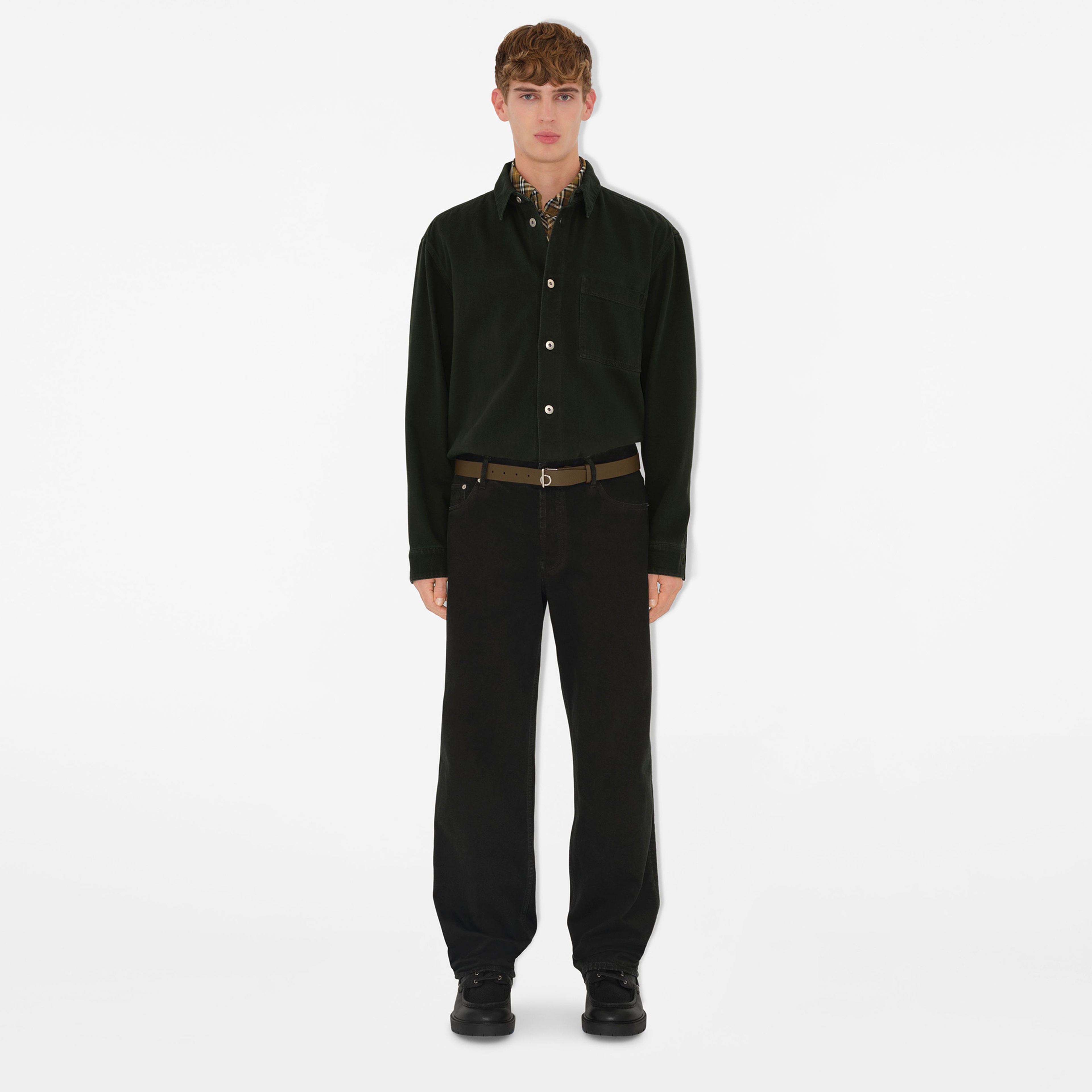 Burberry Erkek Siyah Pantolon