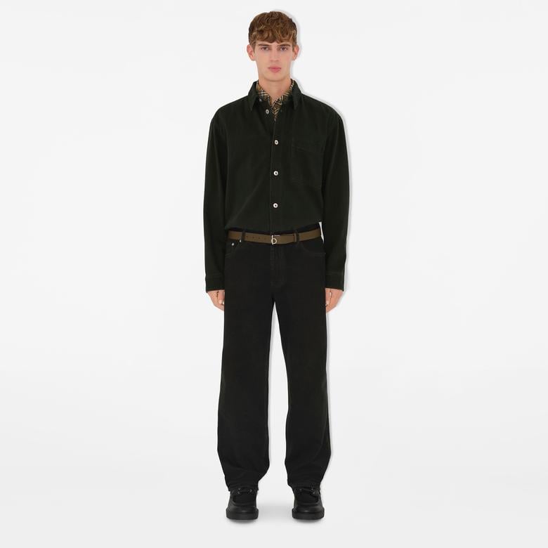 Burberry Erkek Siyah Pantolon
