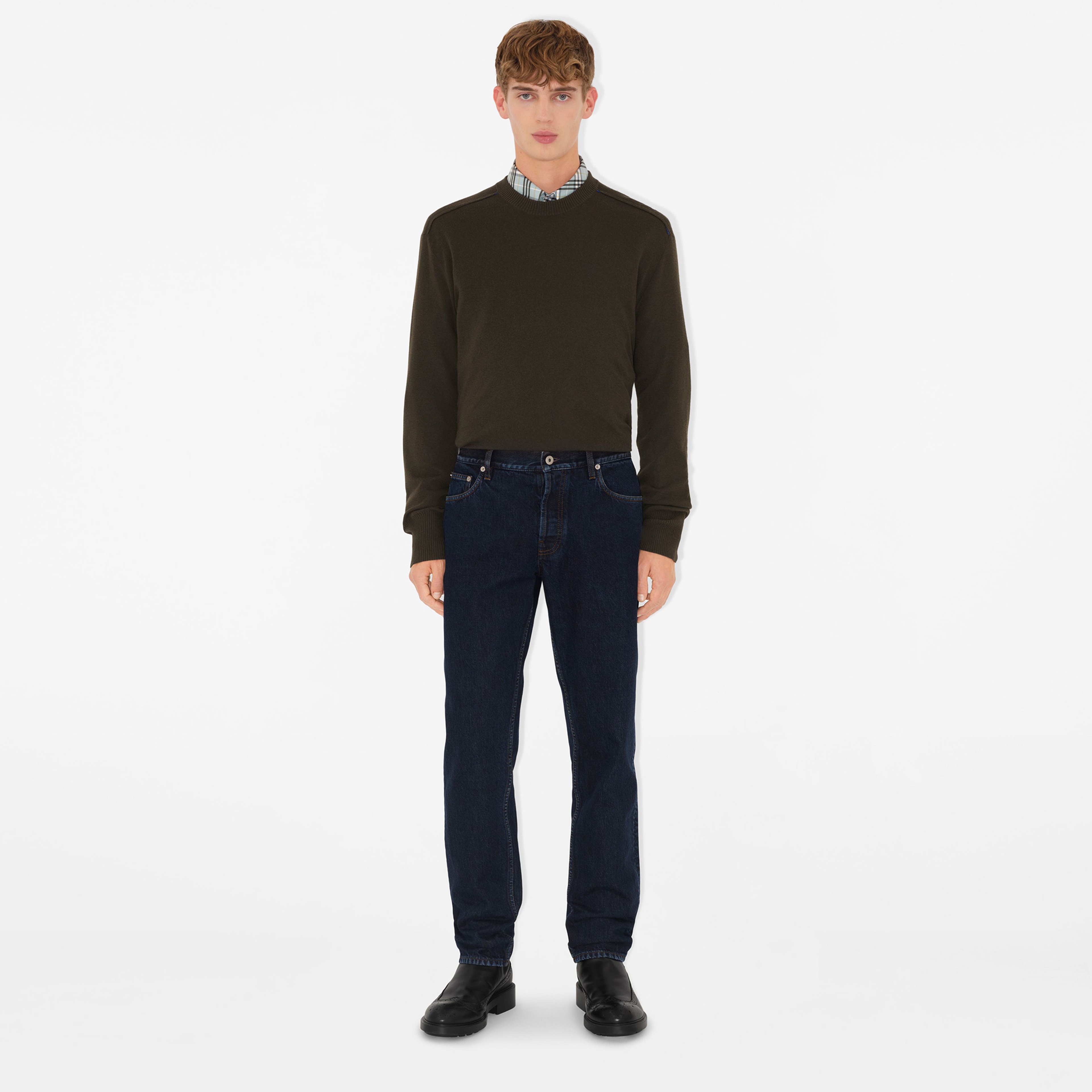 Burberry Erkek Mavi Pantolon