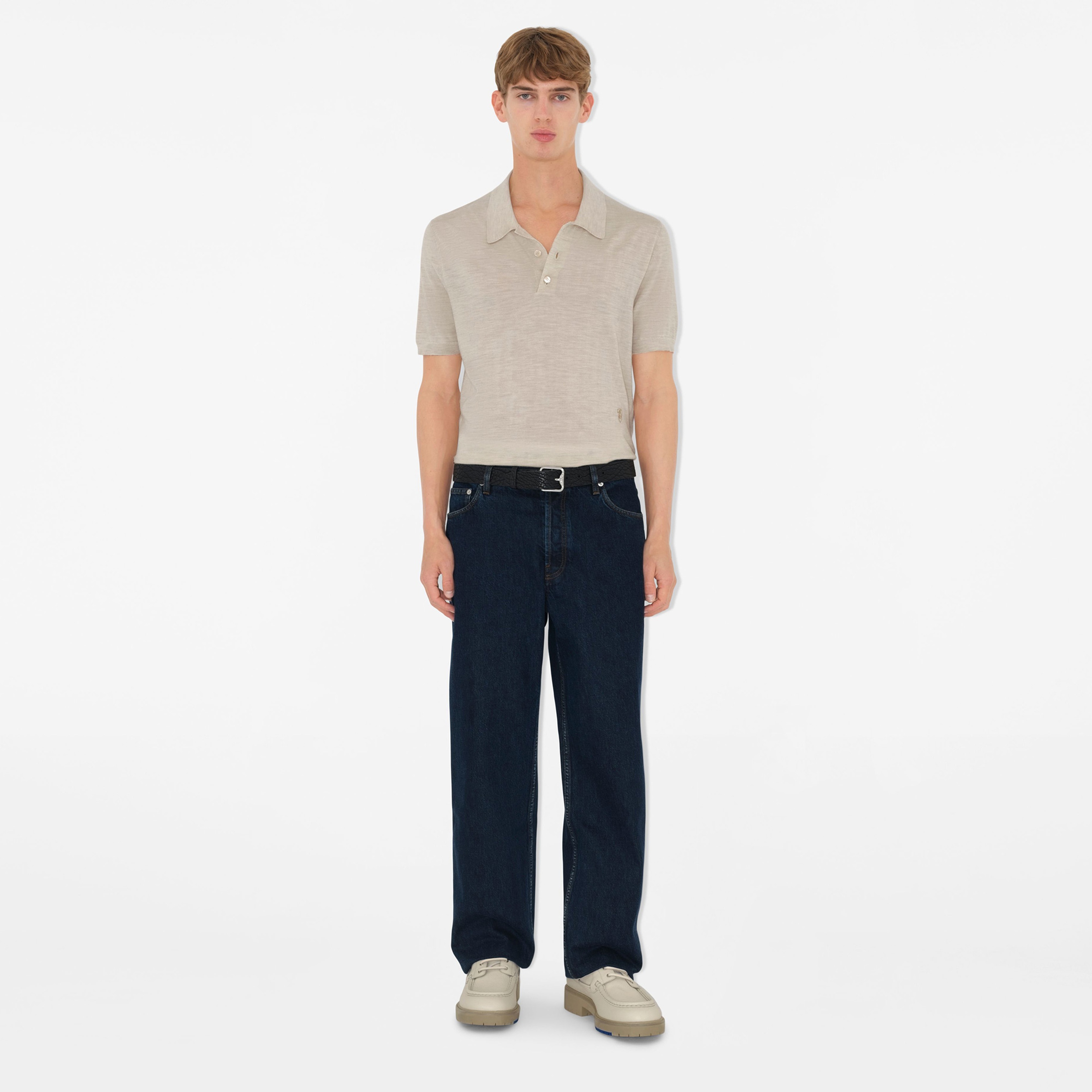 Burberry Erkek Mavi Pantolon