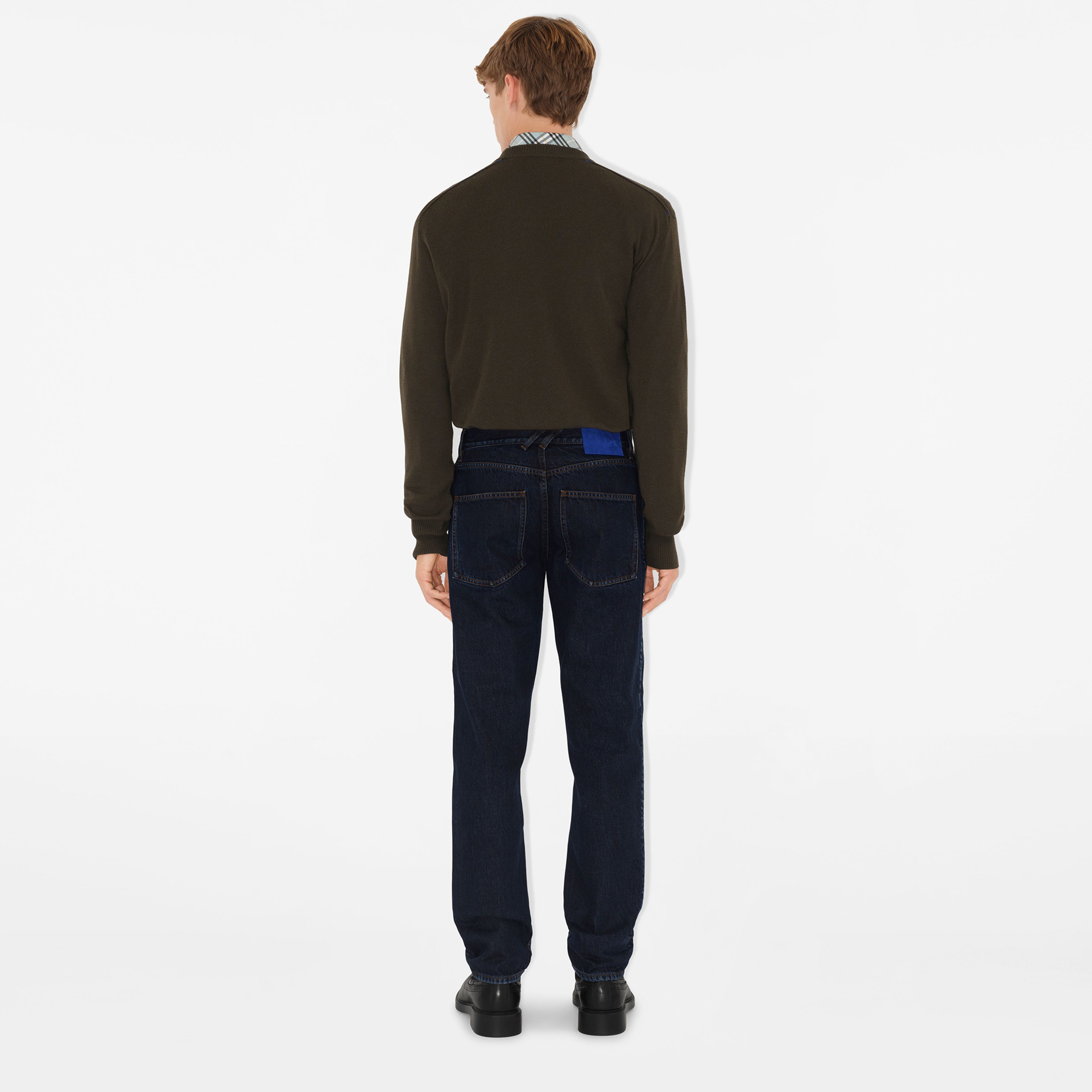 Burberry Erkek Mavi Pantolon
