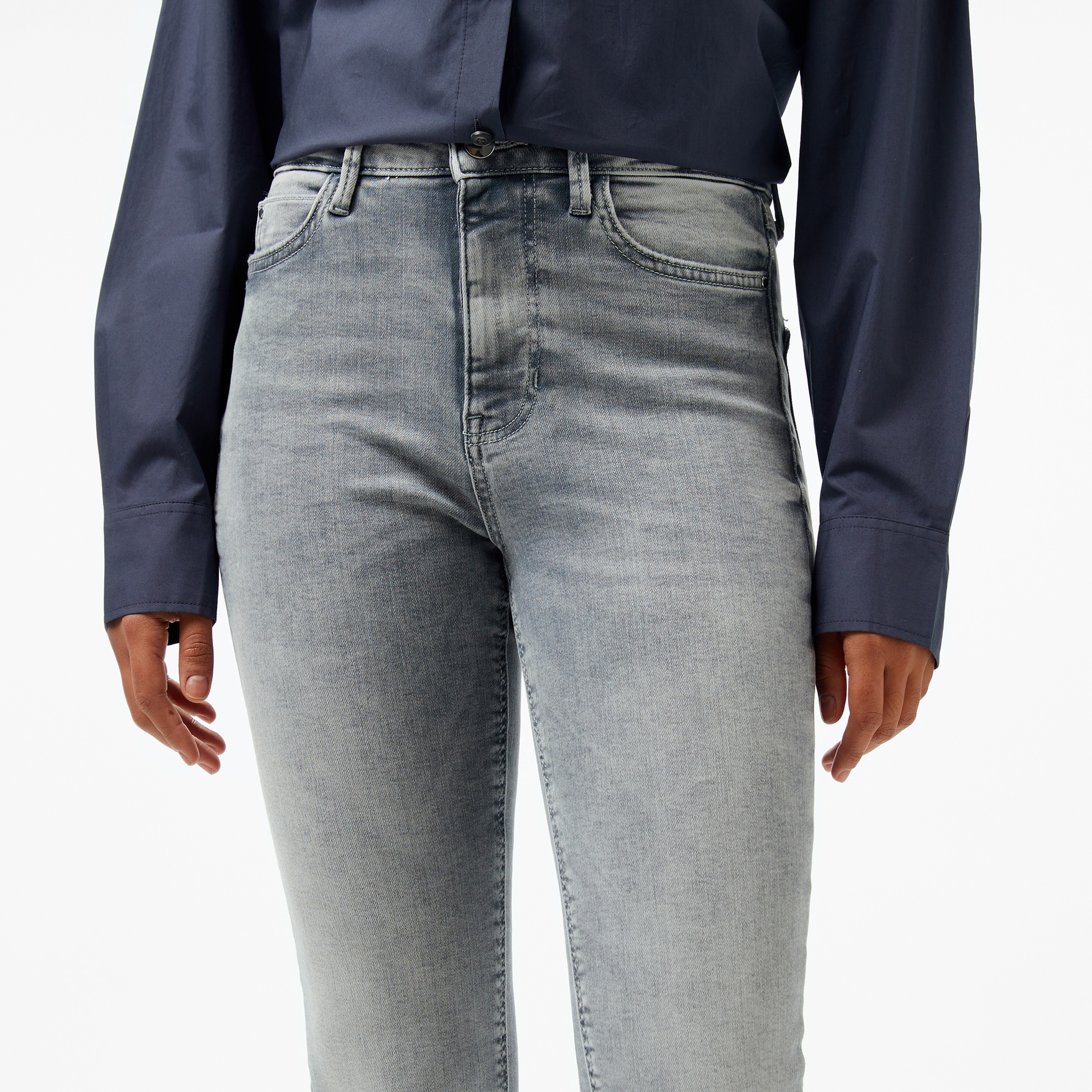 Guess 1981 Skinny Eco Recy Morning Kadın Gri Jean