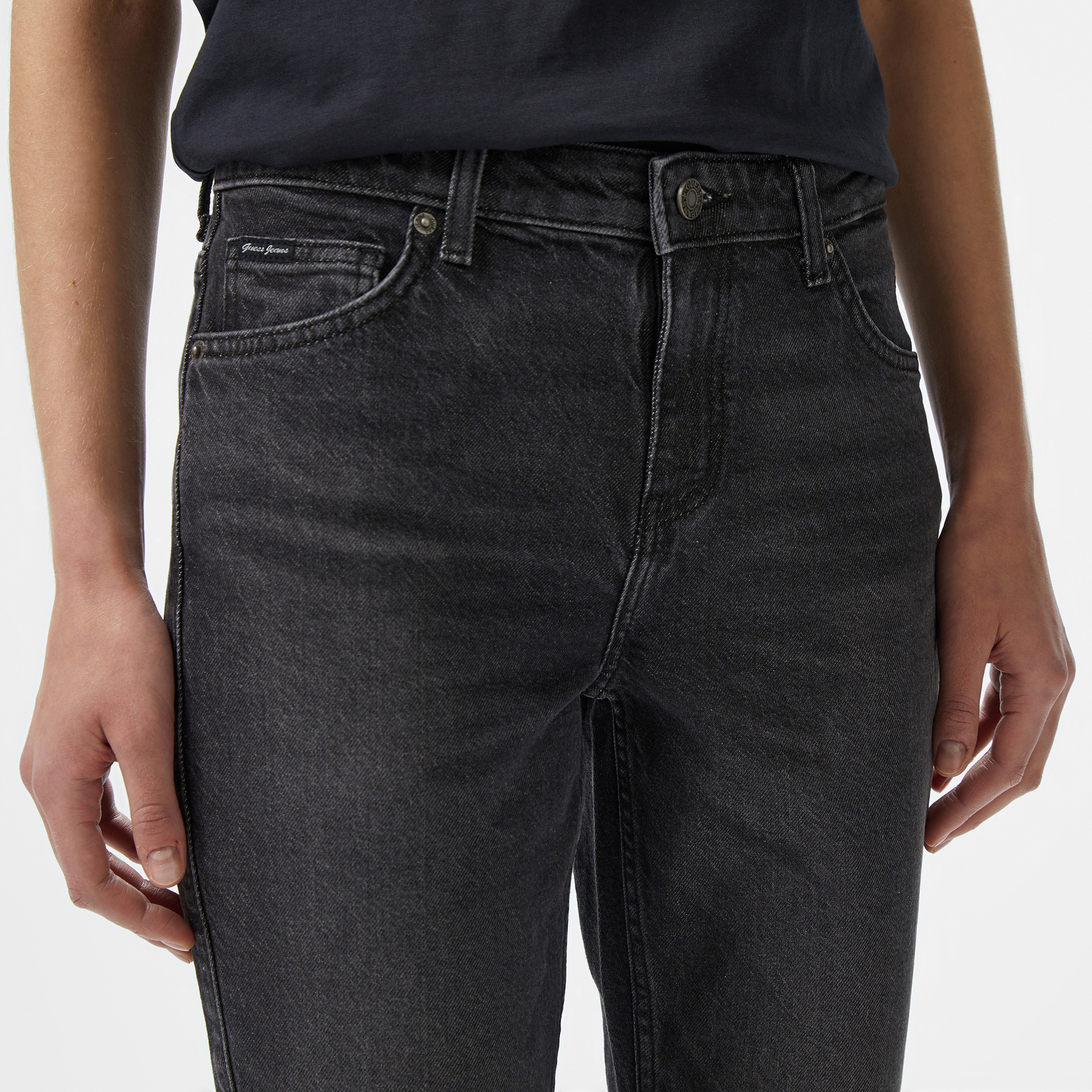 Guess G09 Bootcut Eco Regen Vilma Wht/Blk Kadın Siyah Jean