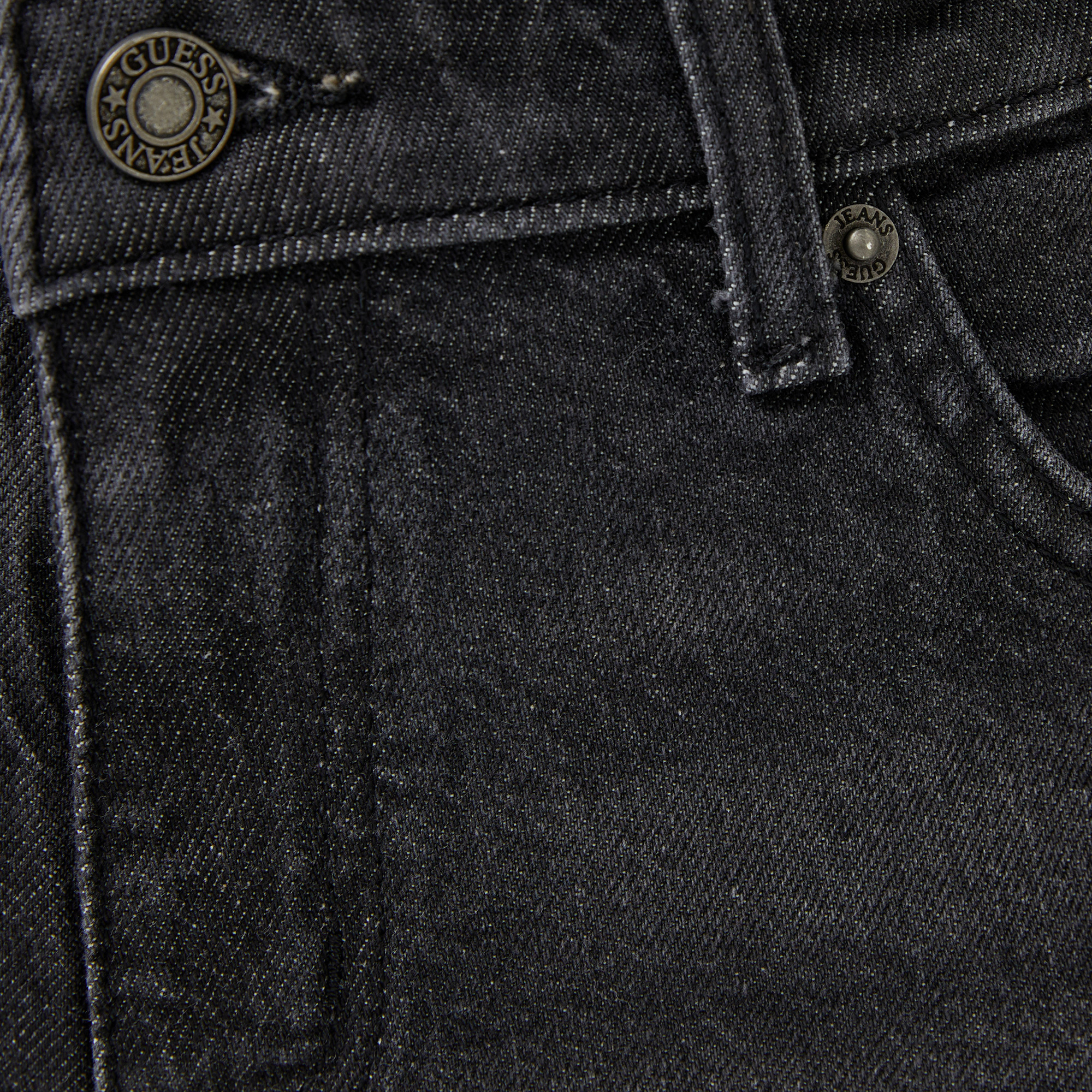 Guess G09 Bootcut Eco Regen Vilma Wht/Blk Kadın Siyah Jean