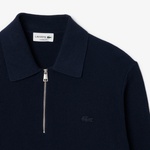 Erkek Classic Fit Yarım Fermuarlı Lacivert Kazak