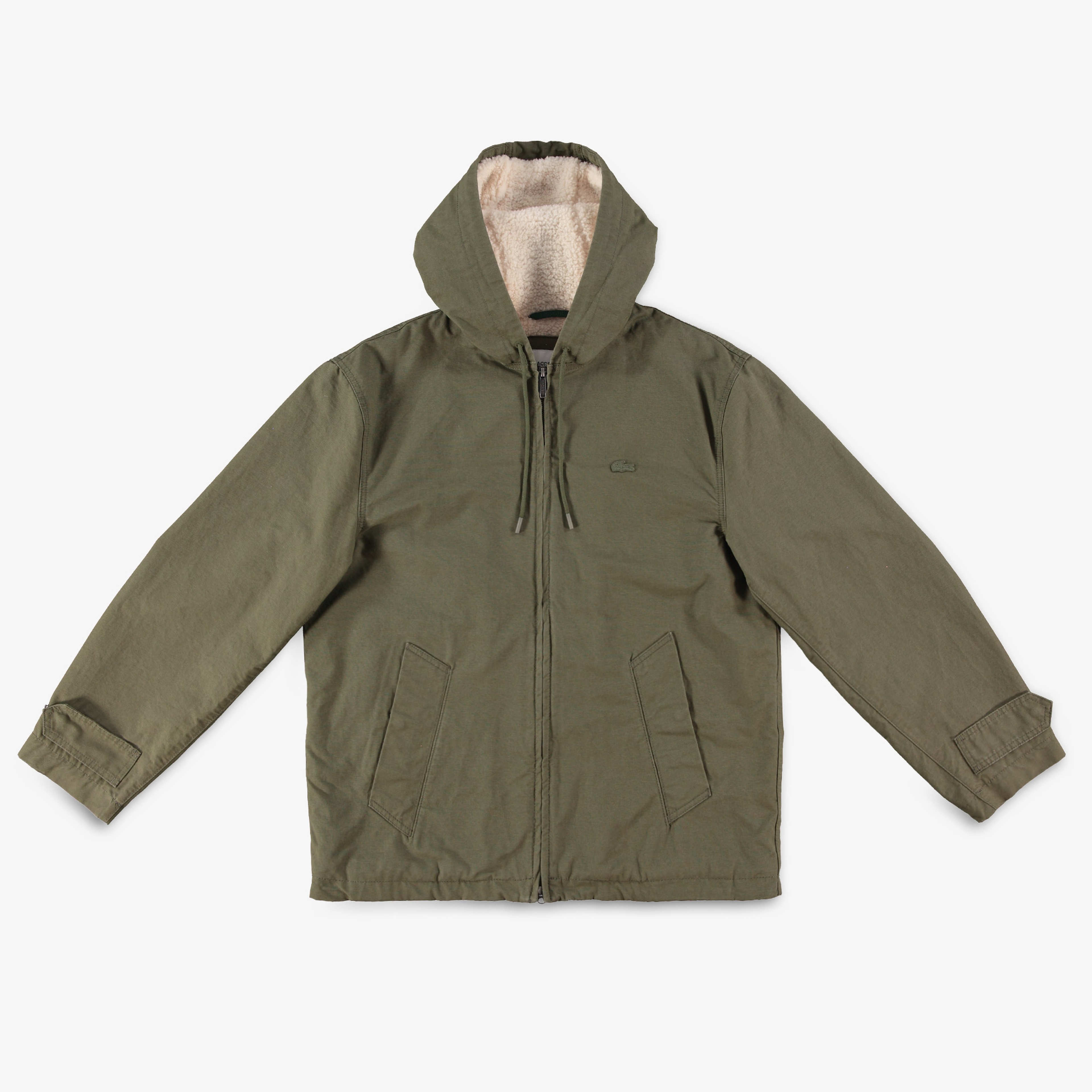 Lacoste Erkek Kapüşonlu Haki Mont