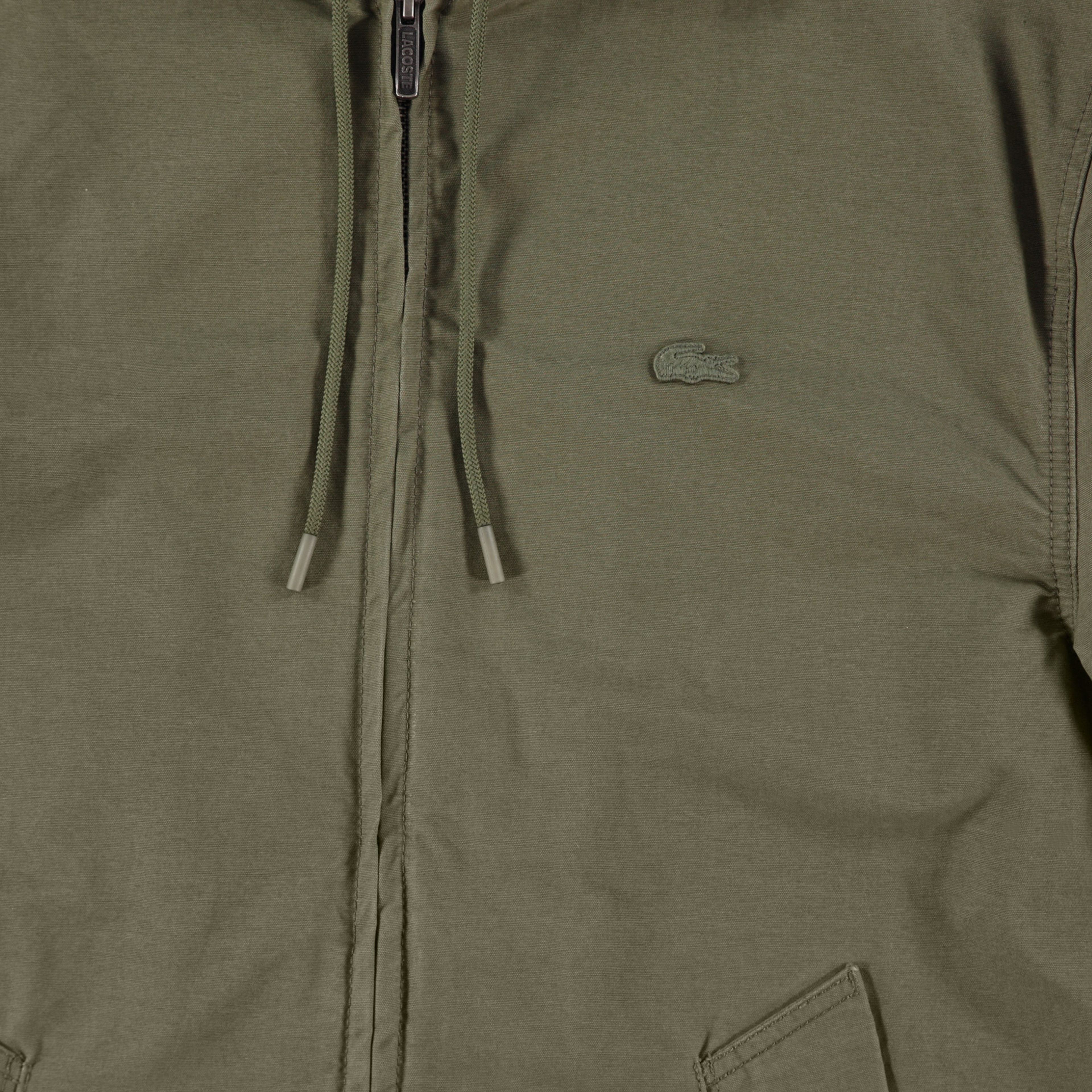 Lacoste Erkek Kapüşonlu Haki Mont