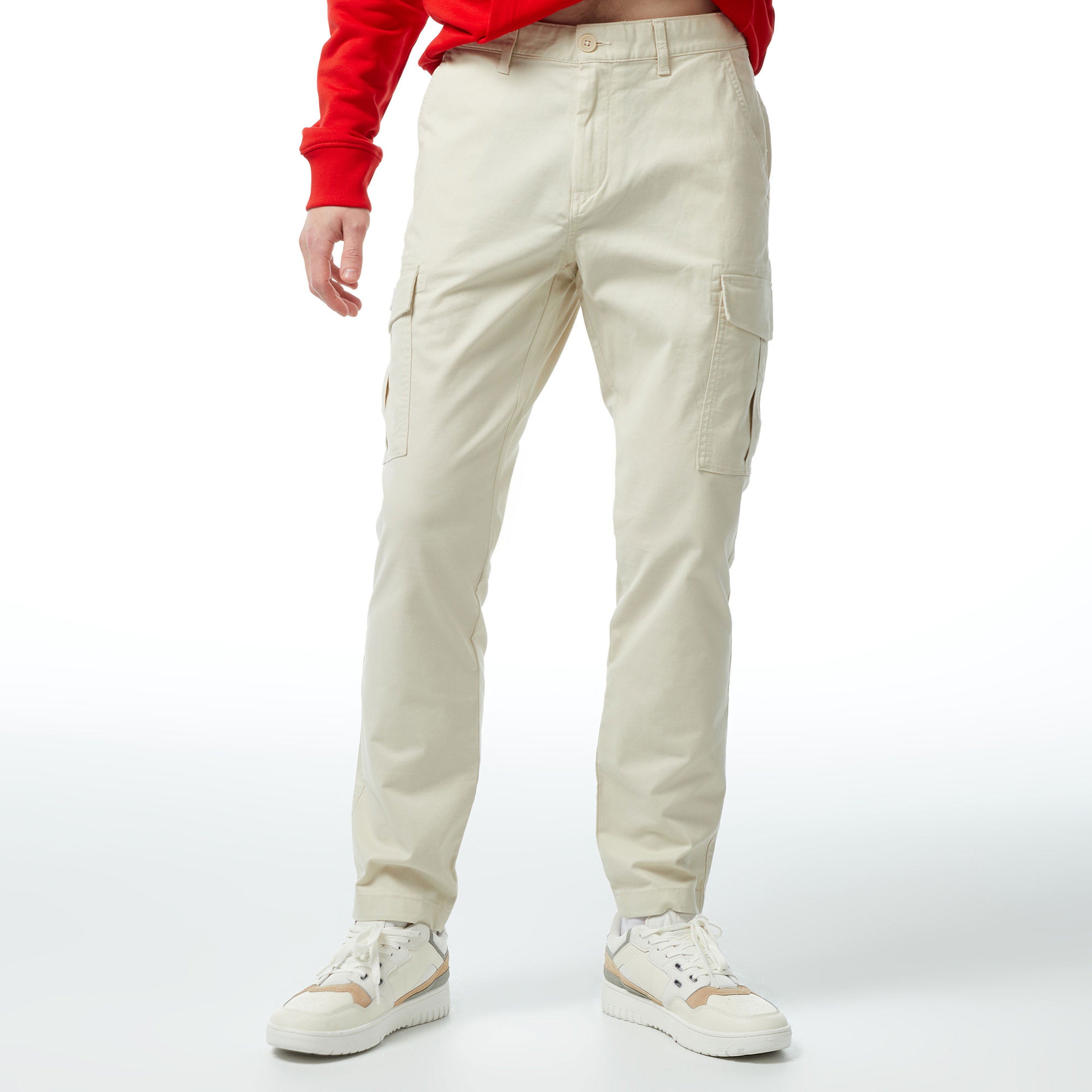 Tommy Jeans Austin Lightweight Cargo Erkek Bej Pantolon