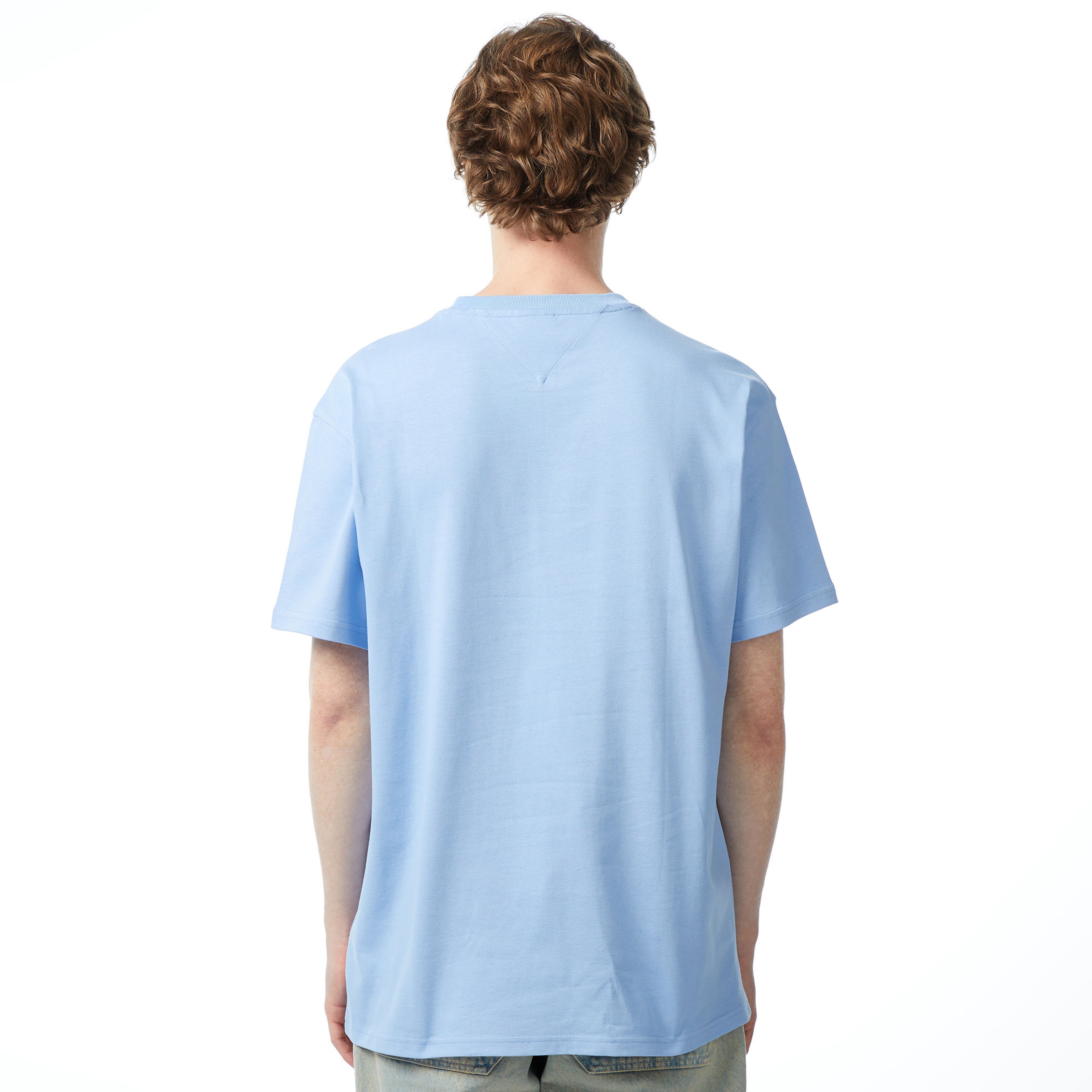 Tommy Jeans New Classics Erkek Mavi T-Shirt