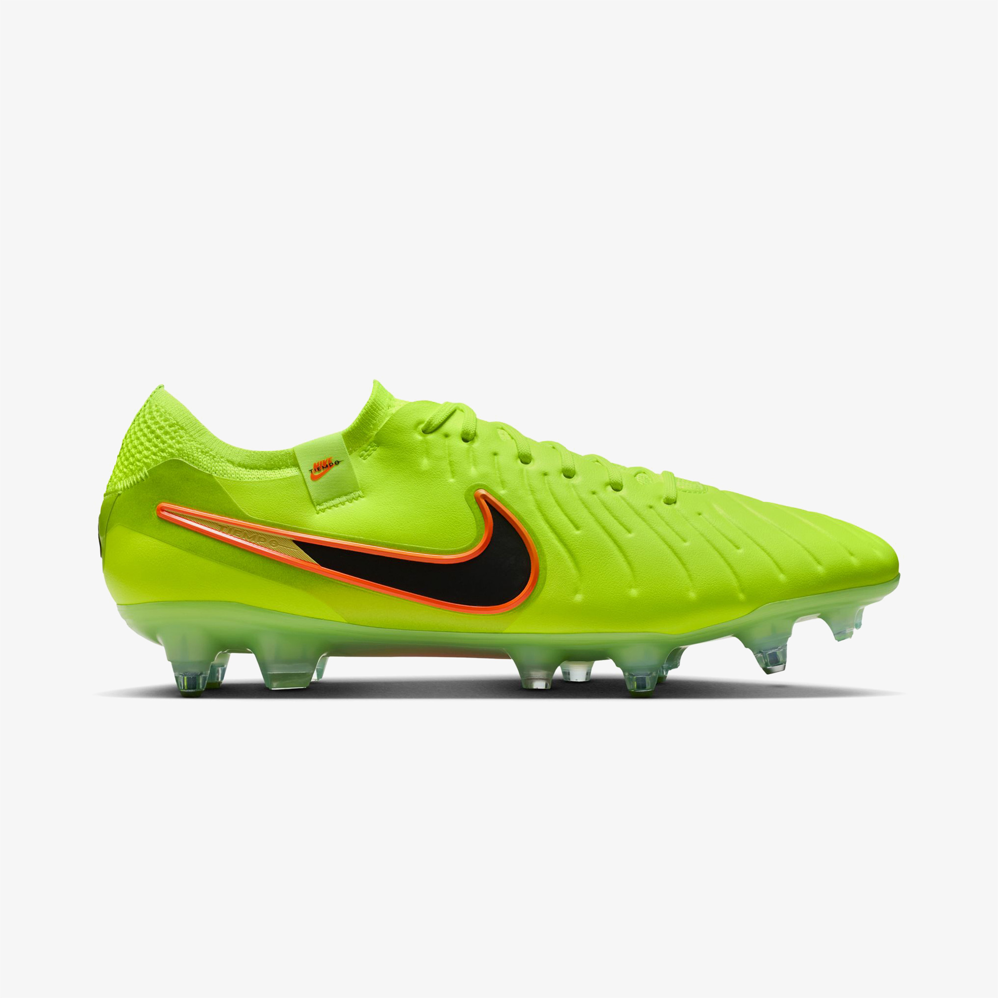 Nike Tiempo Legend 10 Elite Erkek Sarı Çim Saha Kramponu