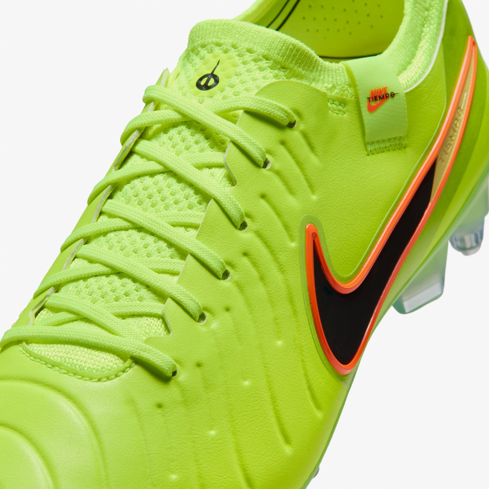 Nike Tiempo Legend 10 Elite Erkek Sarı Çim Saha Kramponu