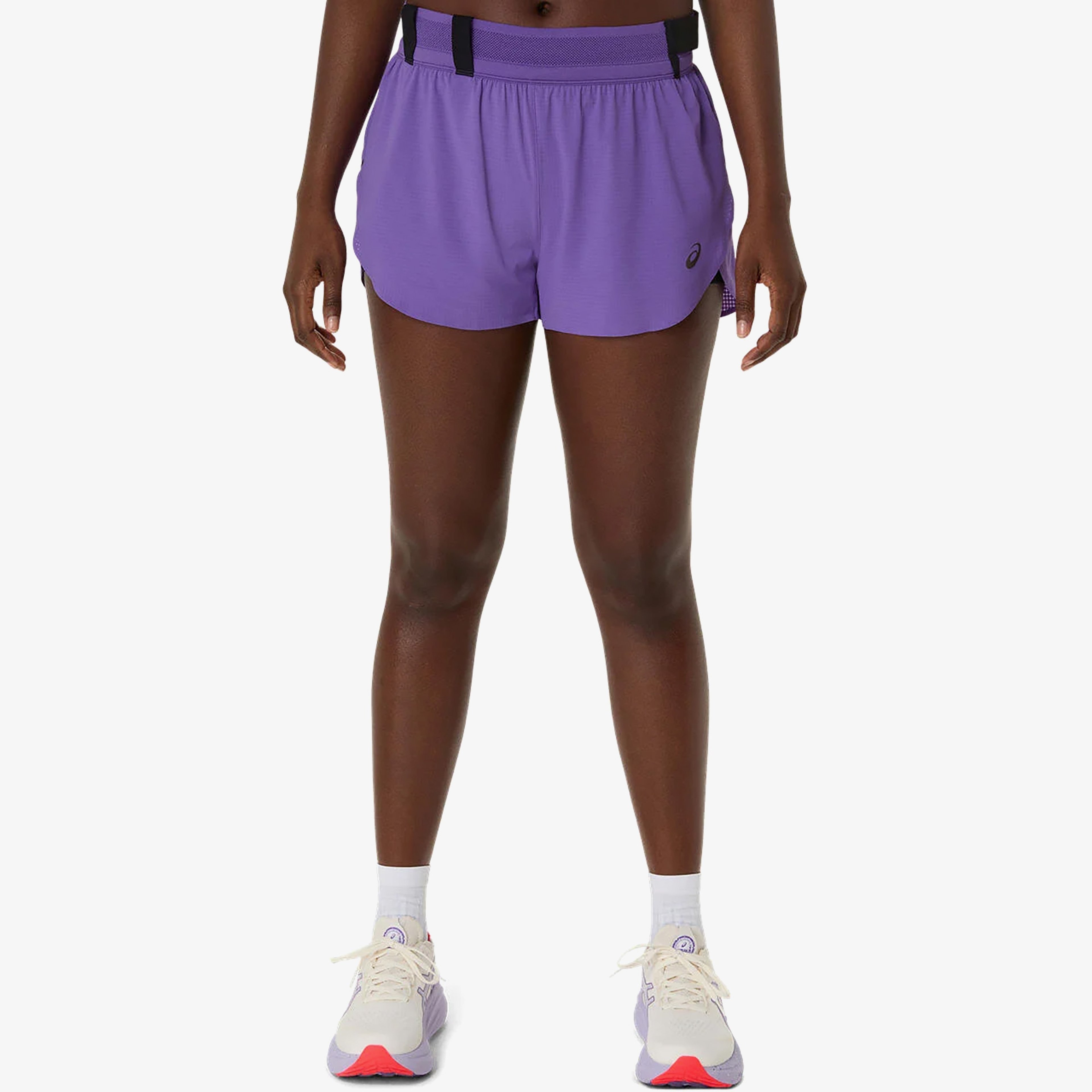 Asics Metarun Split Kadın Mor Şort