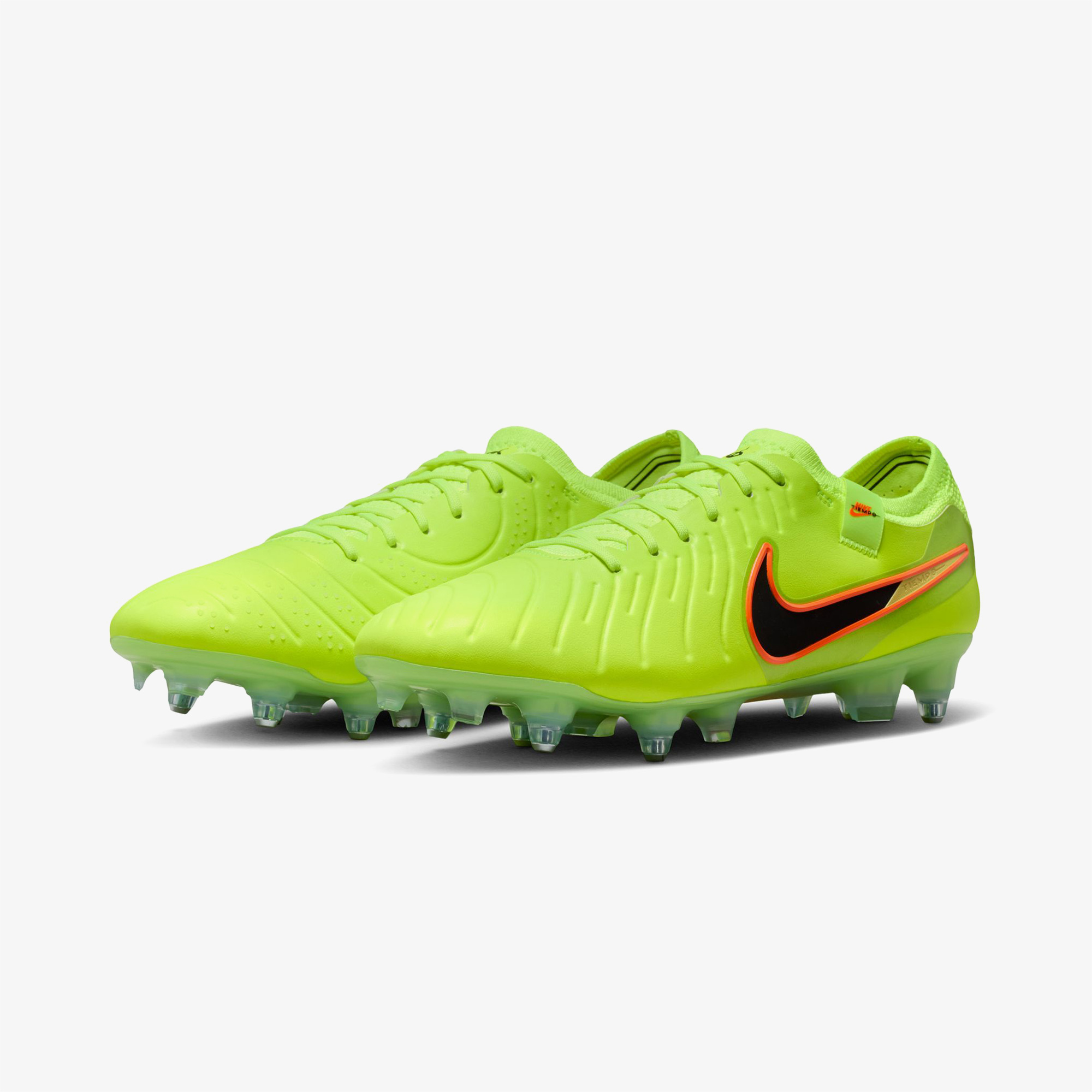 Nike Tiempo Legend 10 Elite Erkek Sarı Çim Saha Kramponu