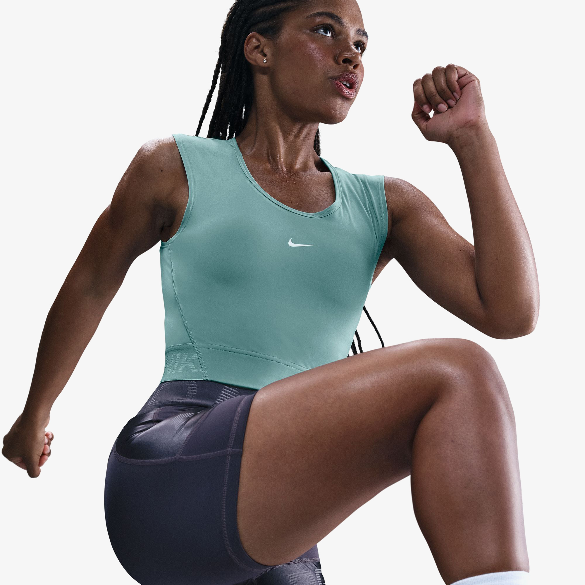 Nike Pro Dri-FIT Kadın Yeşil Atlet