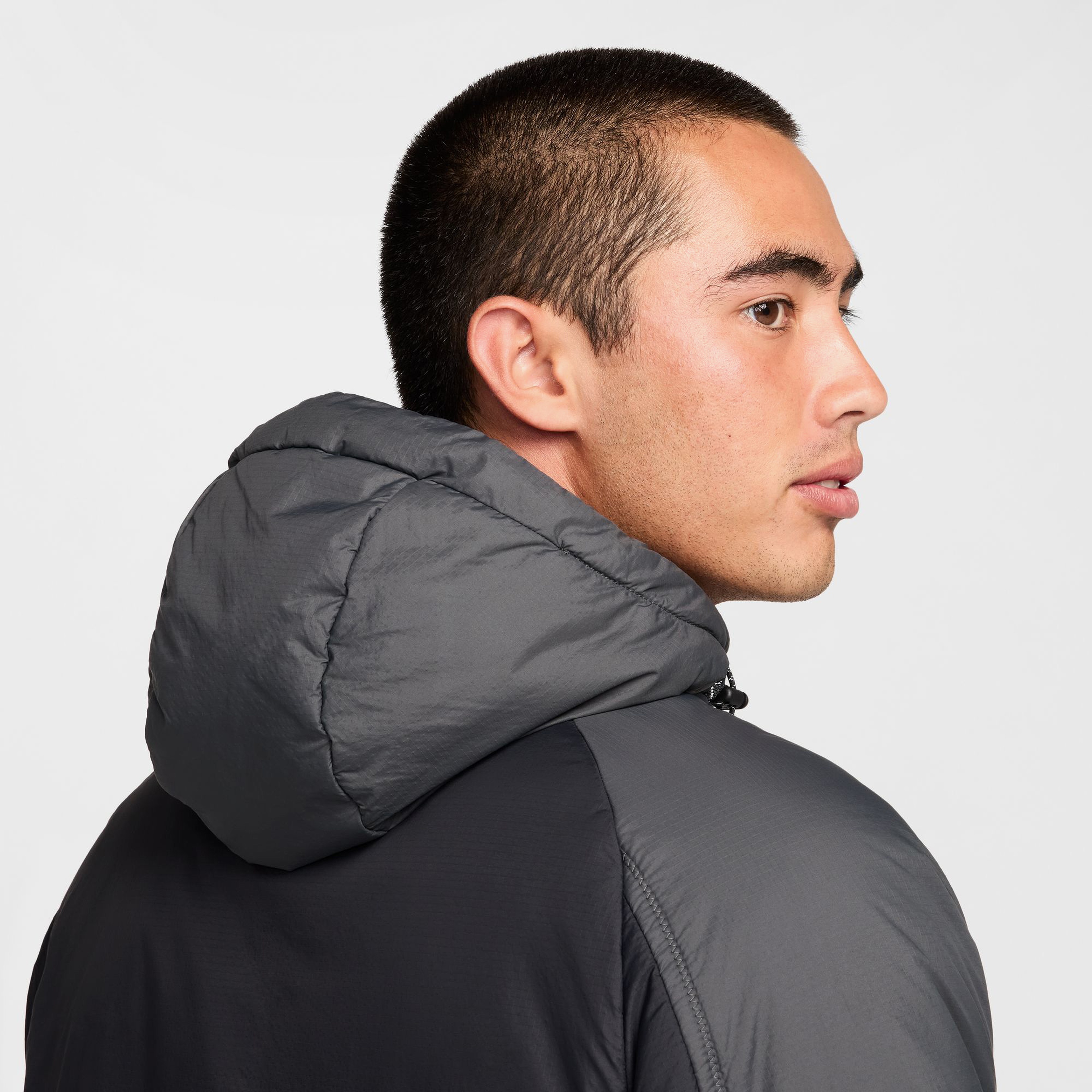 Nike Trail PrimaLoft Erkek Siyah Koşu Ceketi