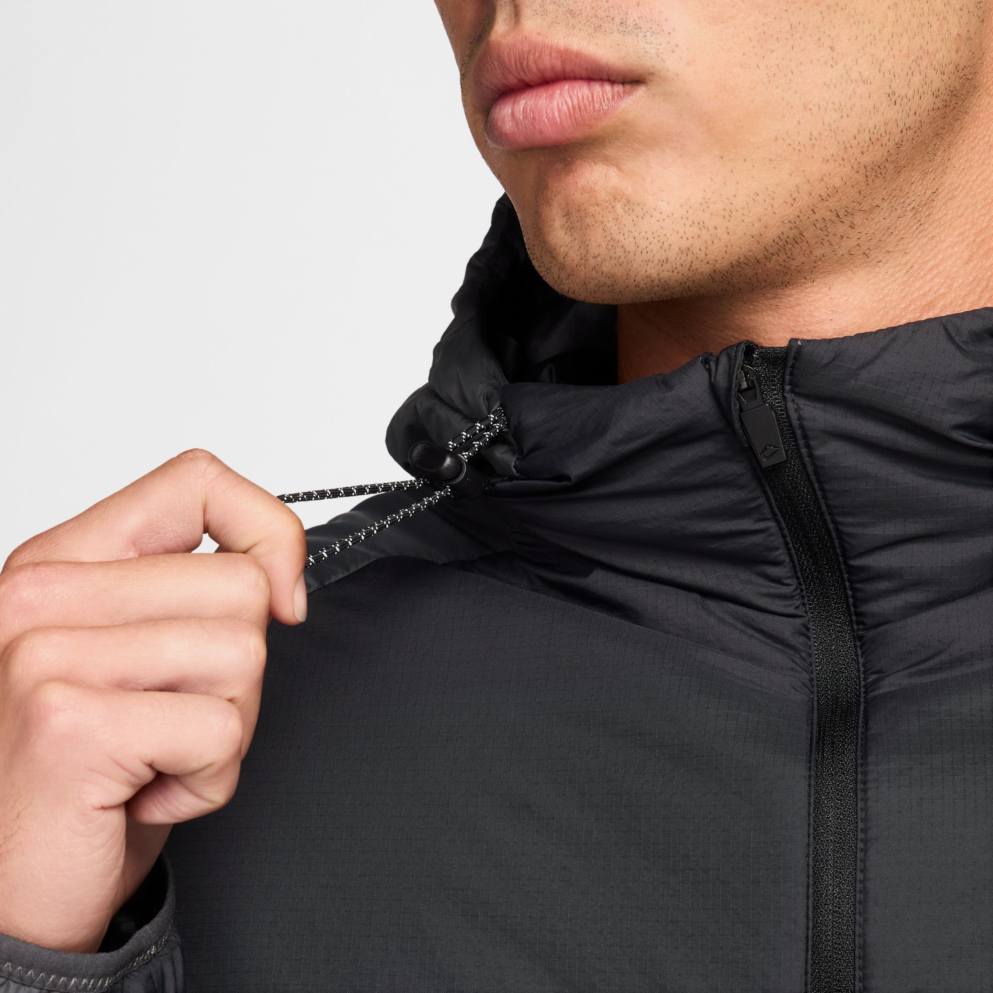 Nike Trail PrimaLoft Erkek Siyah Koşu Ceketi