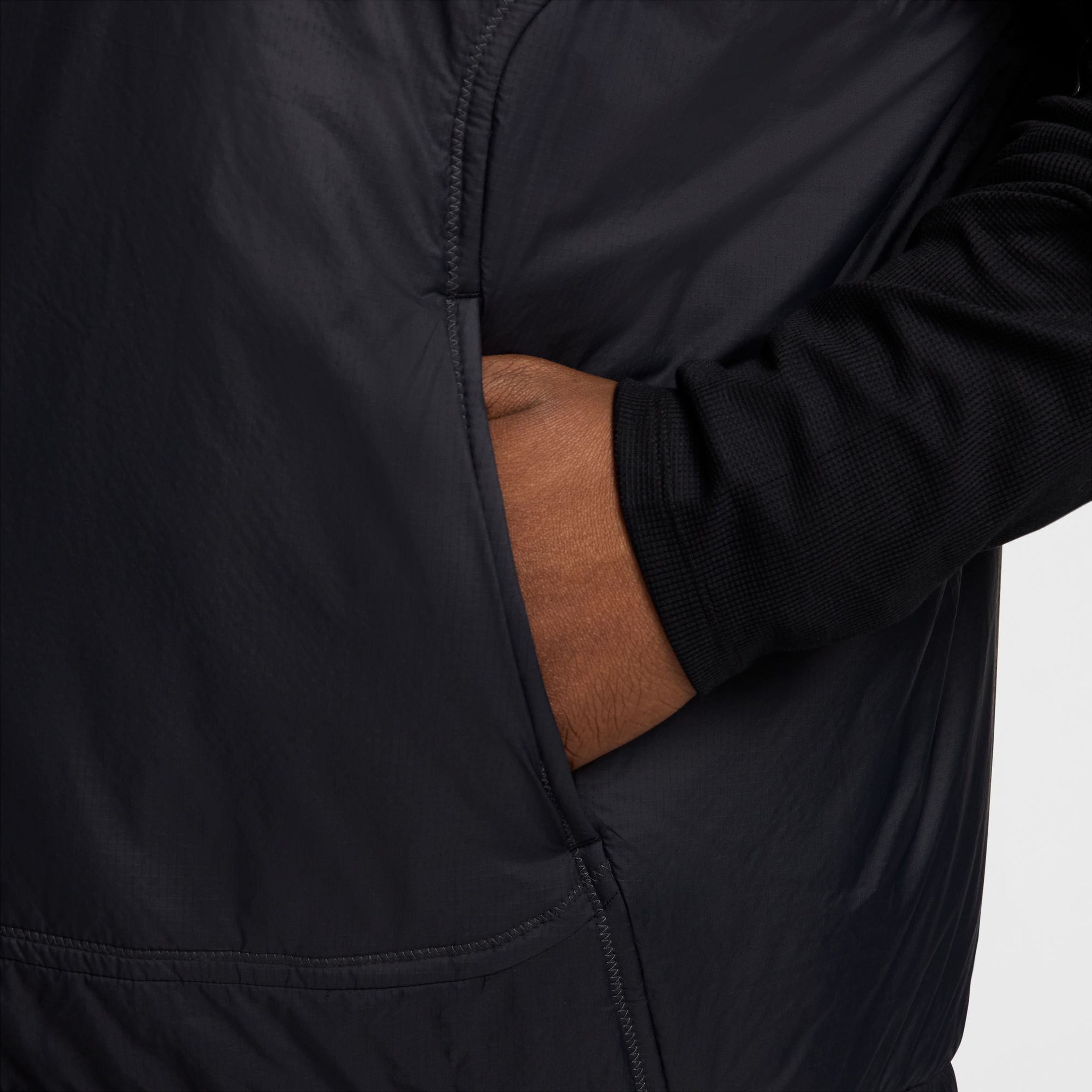 Nike Trail PrimaLoft Erkek Siyah Koşu Yeleği