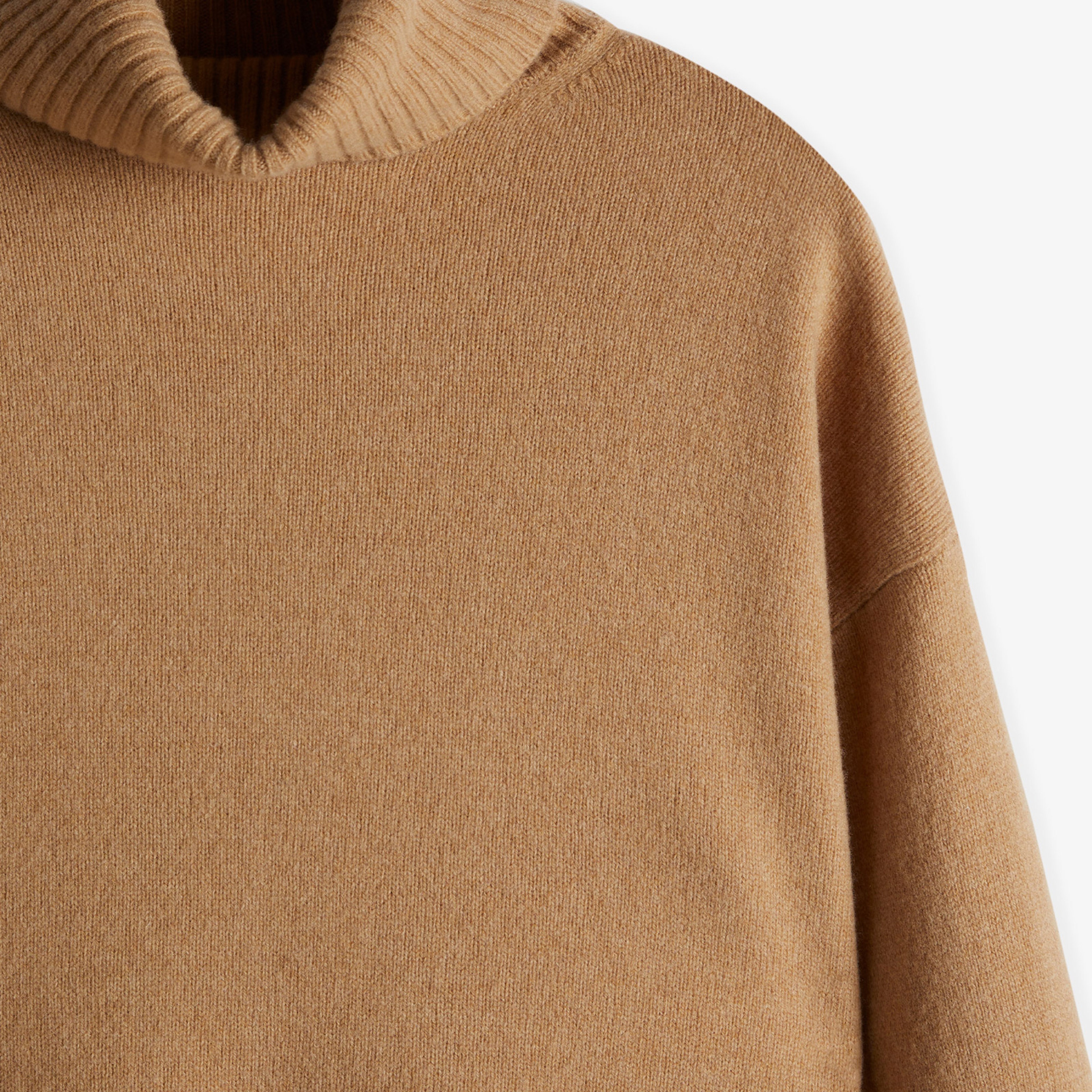 GANT Kadın Kahverengi Relaxed Fit Boğazlı Yaka Elbise